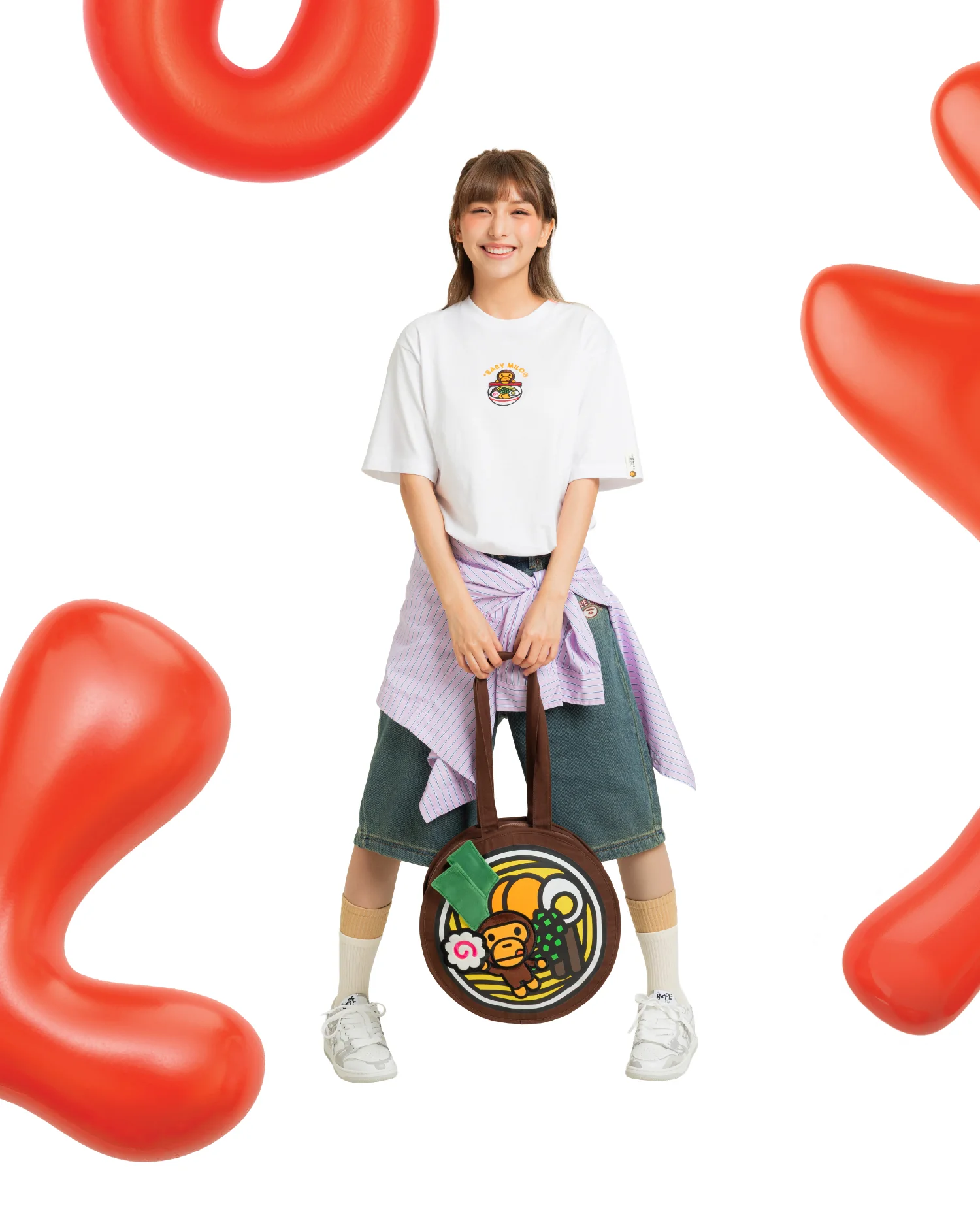 Plush shoulder bag - Image 3