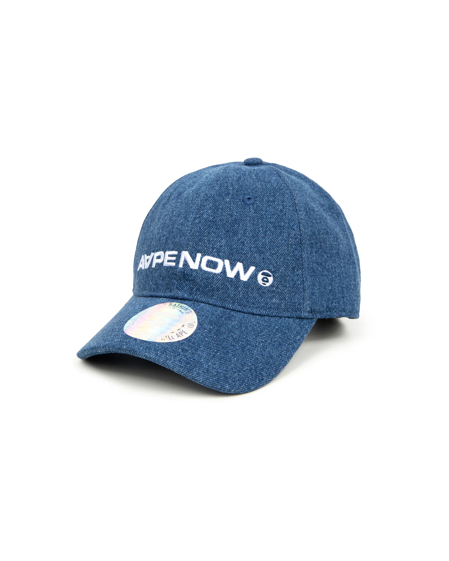 Moonface embroidered baseball cap