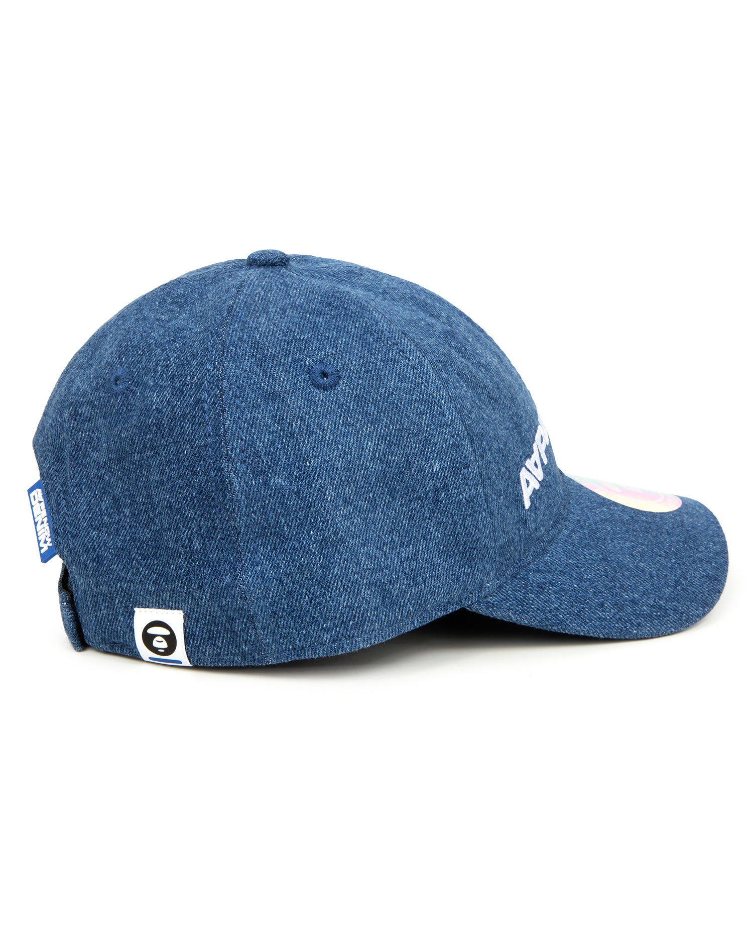 Moonface embroidered baseball cap - Image 3