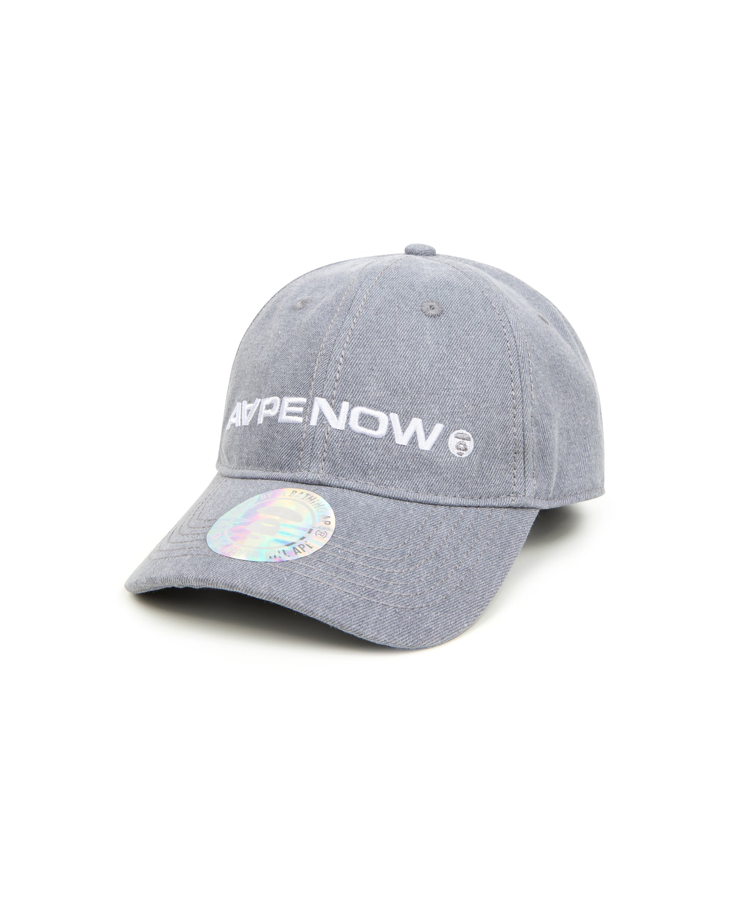 Moonface embroidered baseball cap