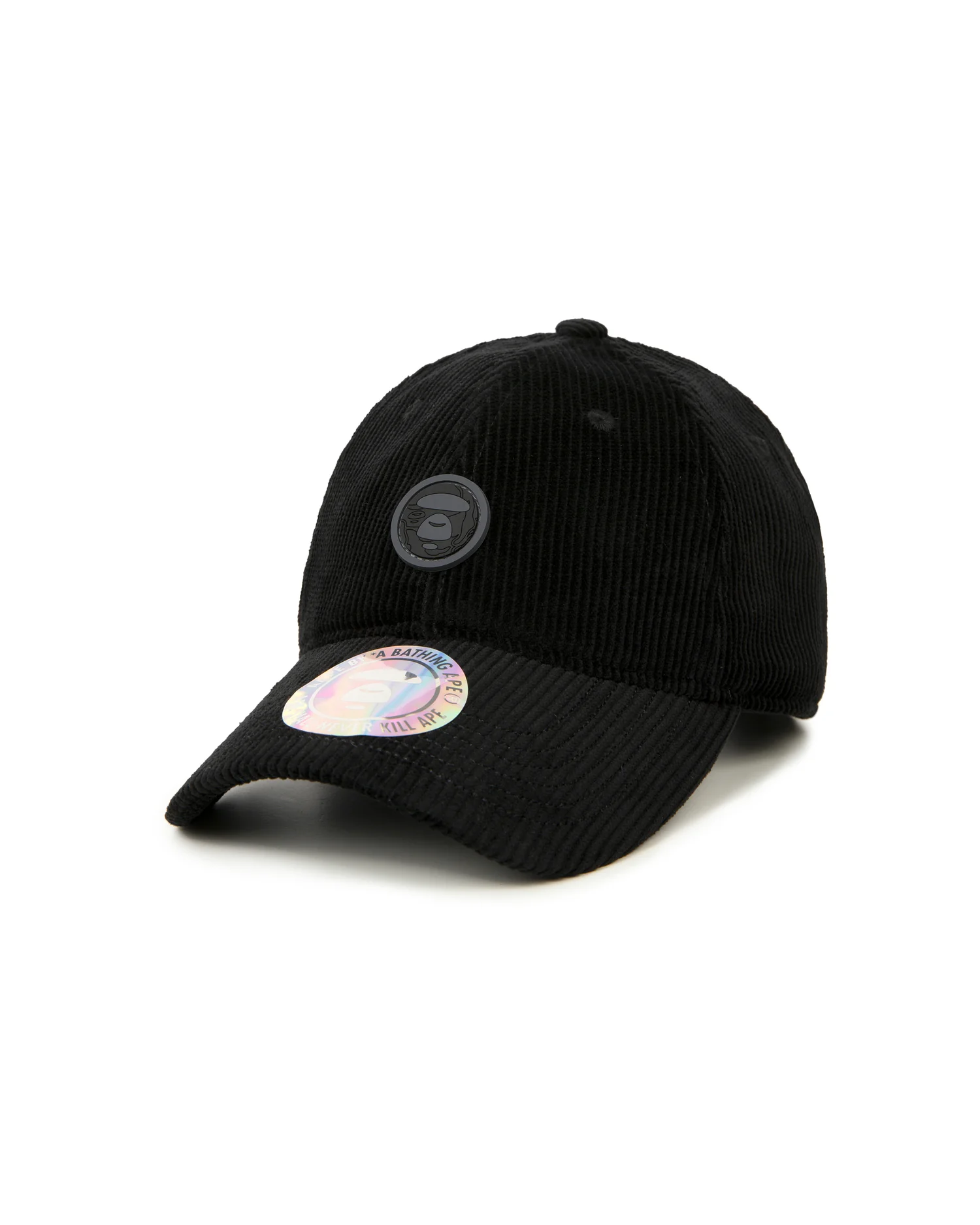 Moonface patch corduroy cap - Image 6