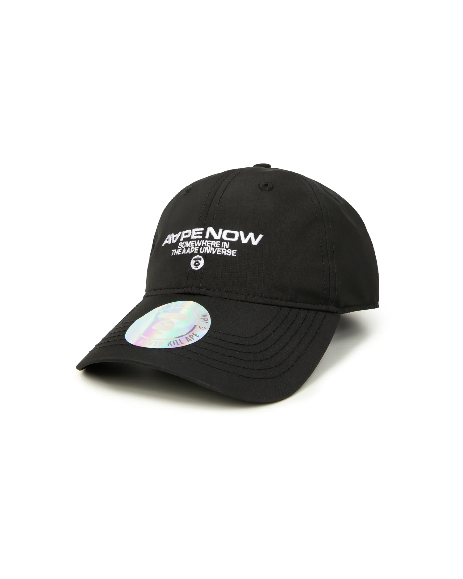 Moonface embroidered baseball cap