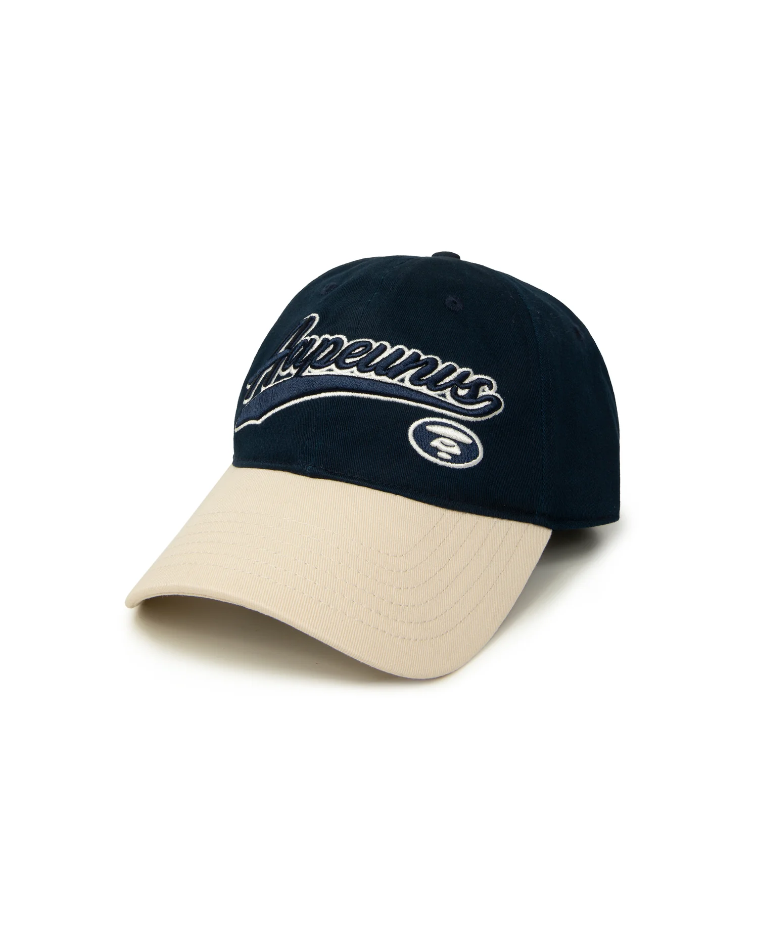 Moonface colour-blocked baseball cap