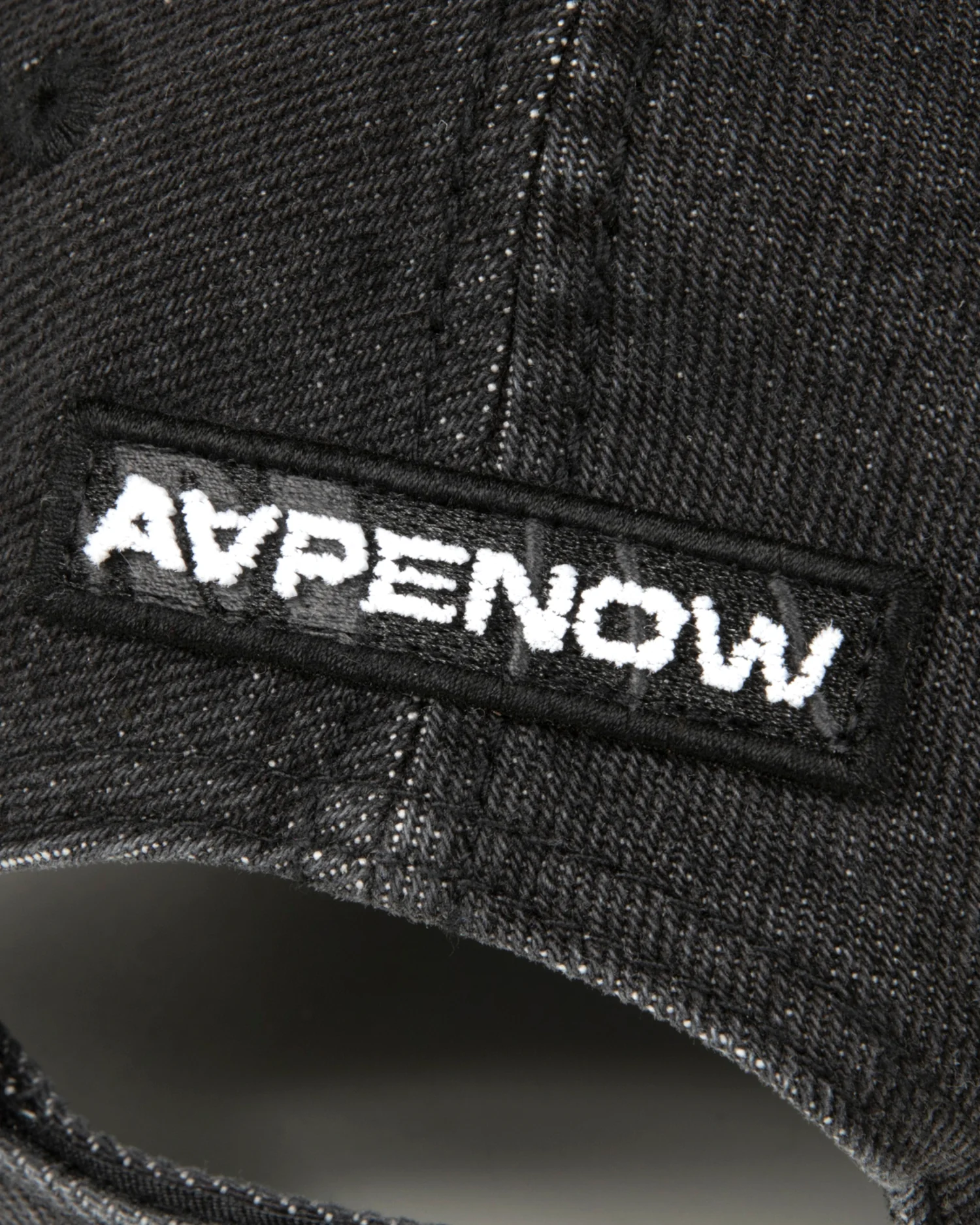 AAPENOW moonface denim cap - Image 4