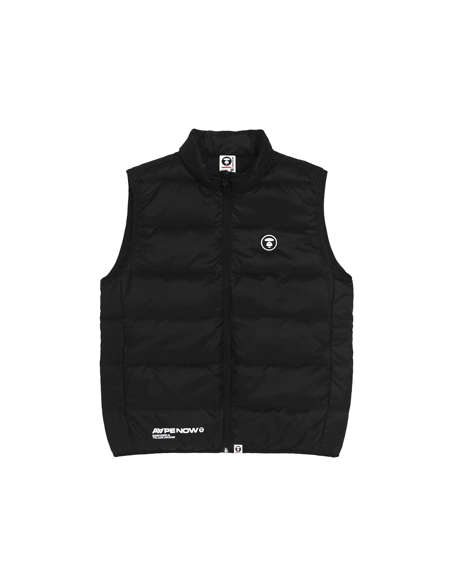Moonface zip-up down vest