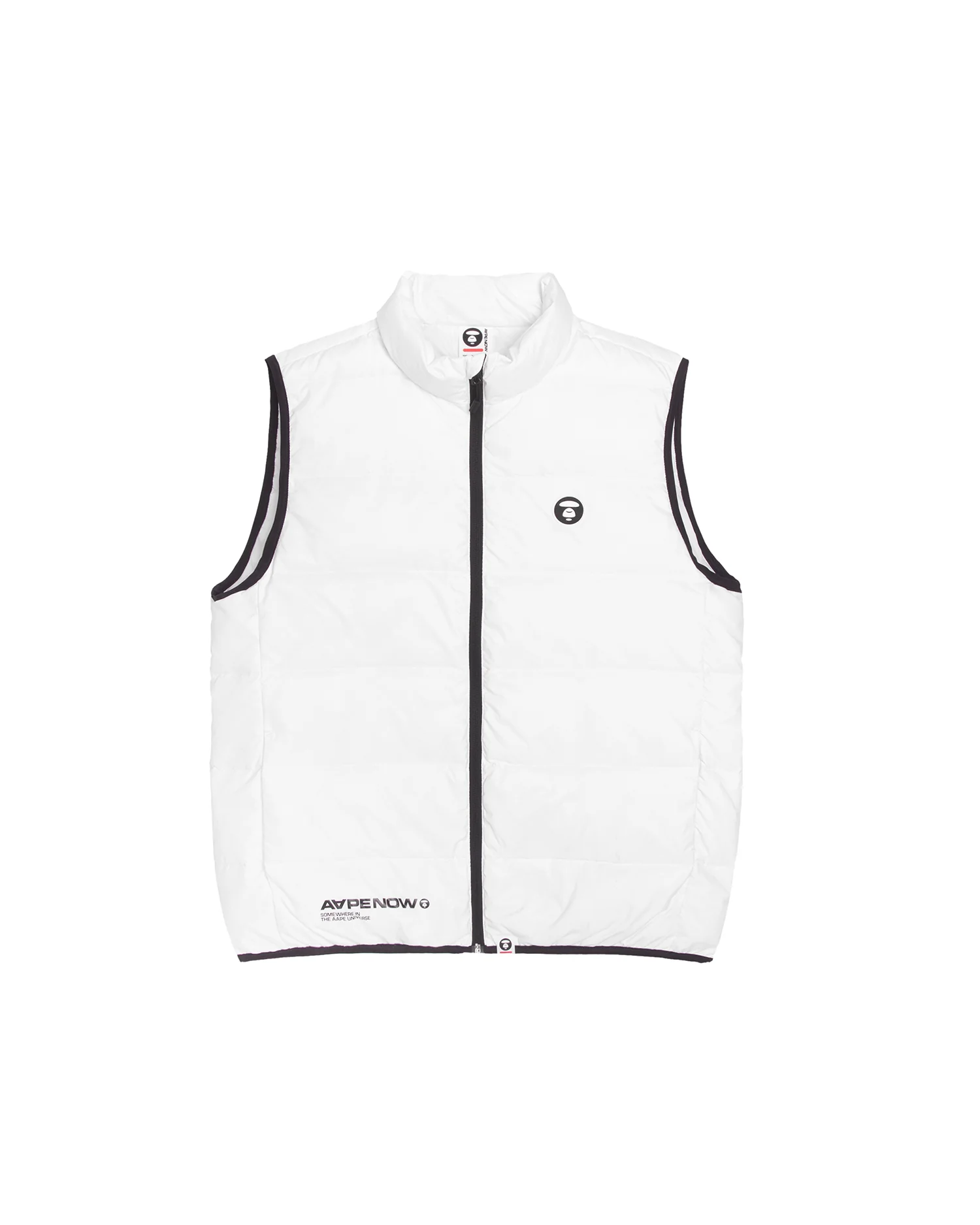 Moonface zip-up down vest - Image 11