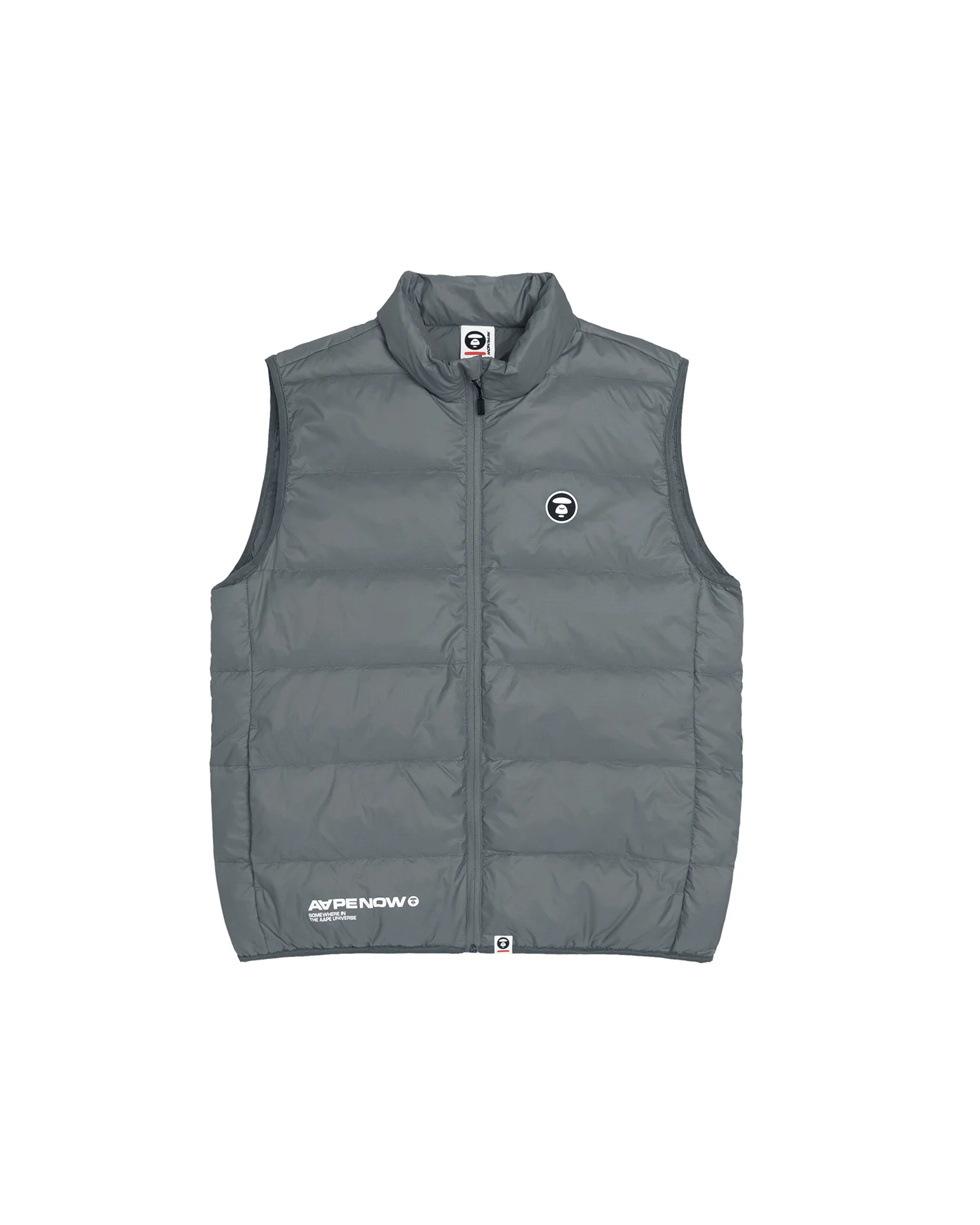 Moonface zip-up down vest - Image 6