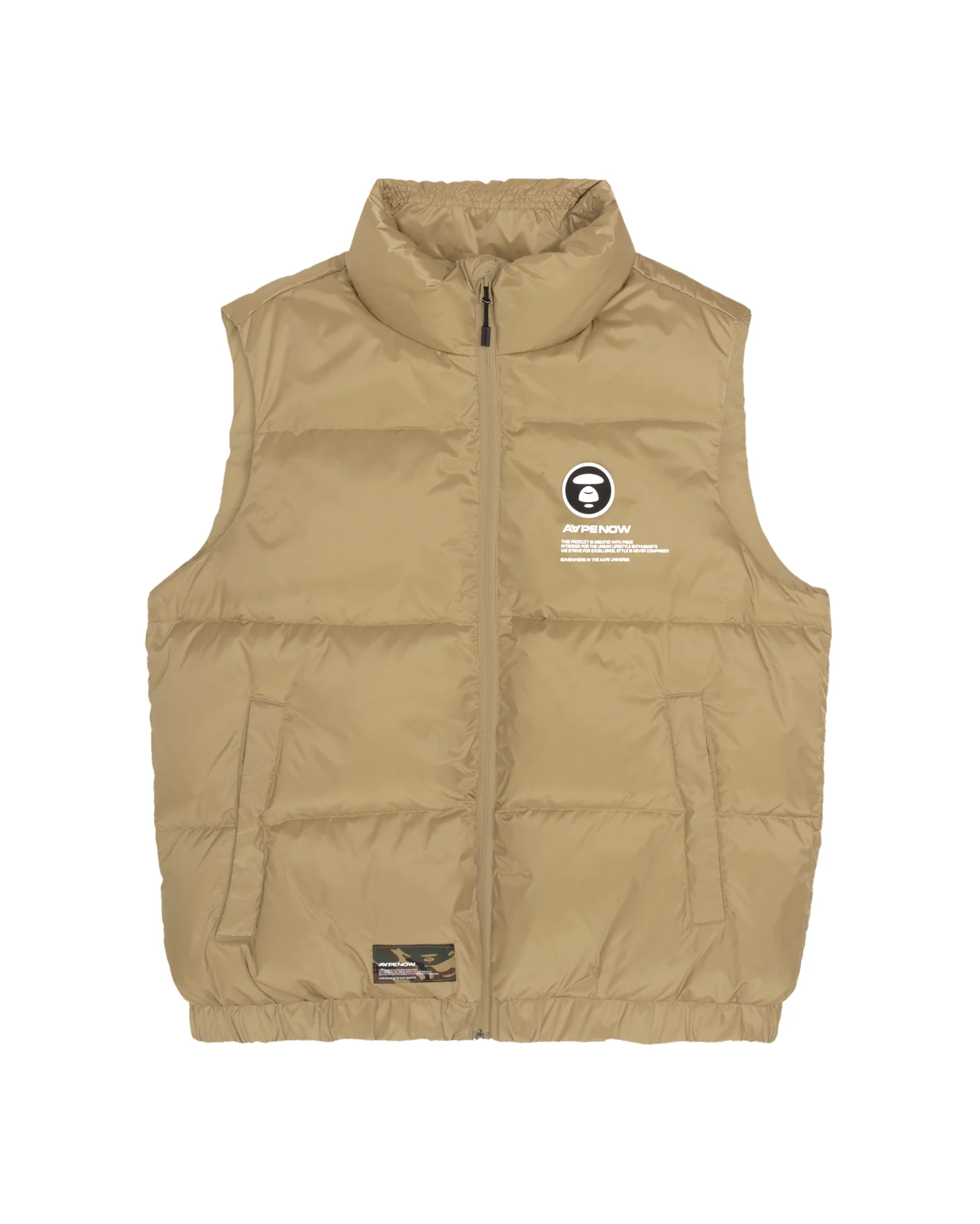 Moonface patch down vest