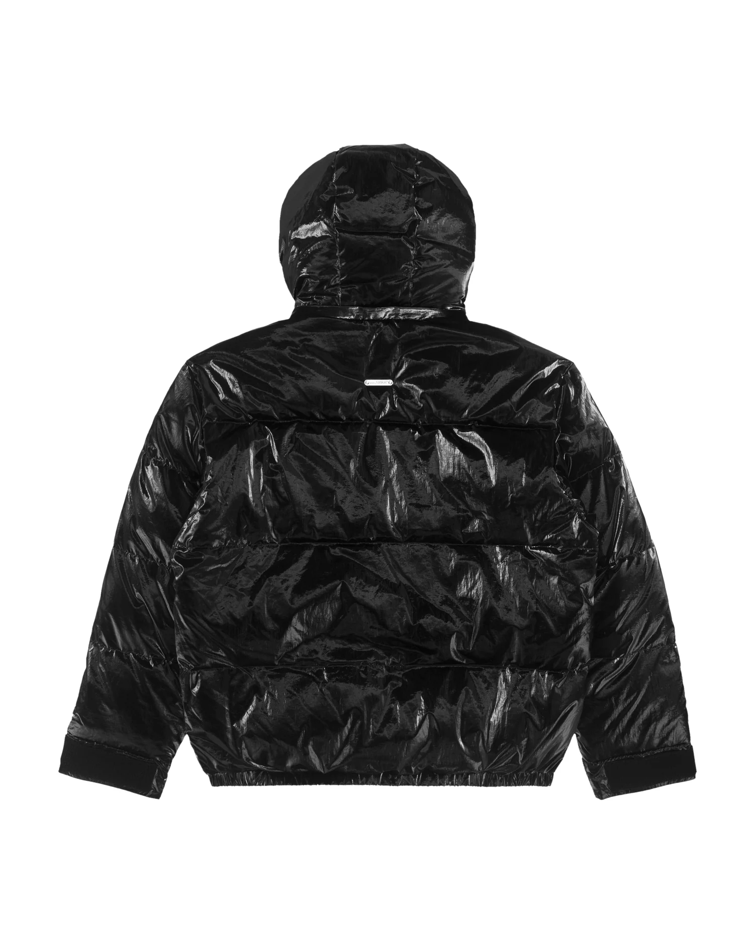 Moonface hooded down shiny jacket - Image 2