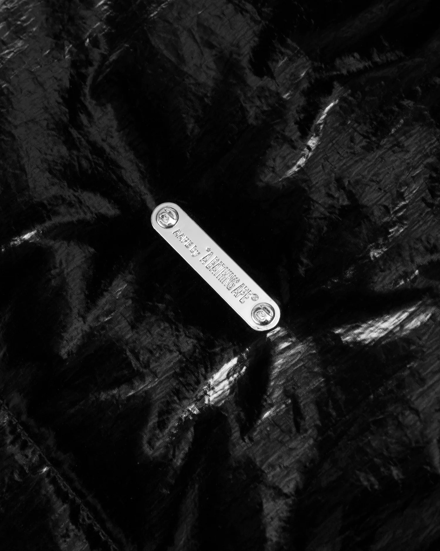 Moonface hooded down shiny jacket - Image 4