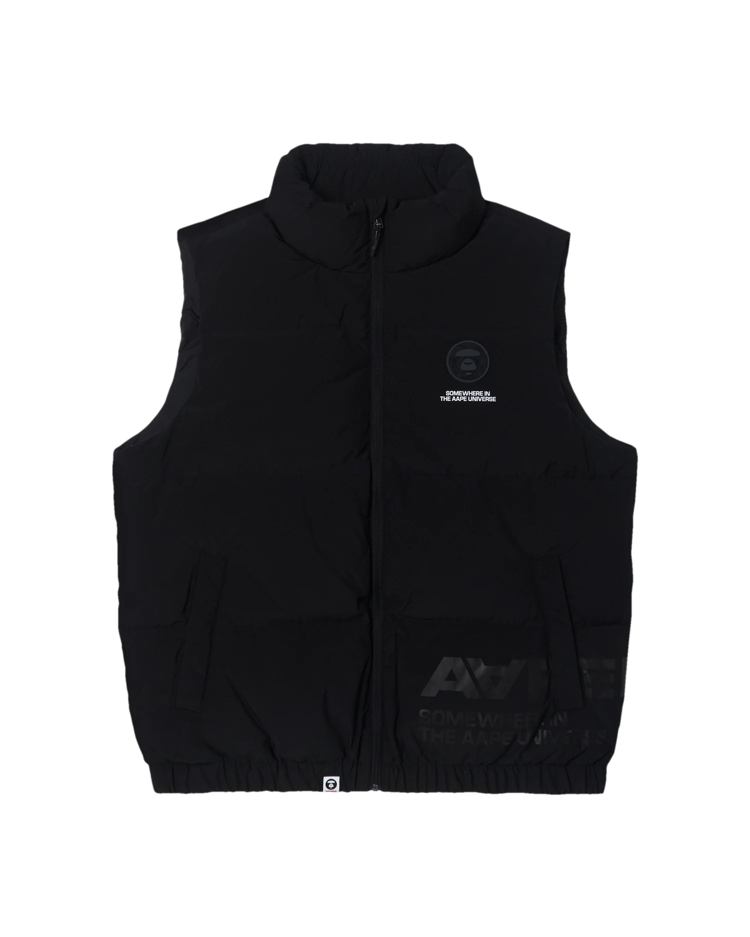 Moonface patch down vest