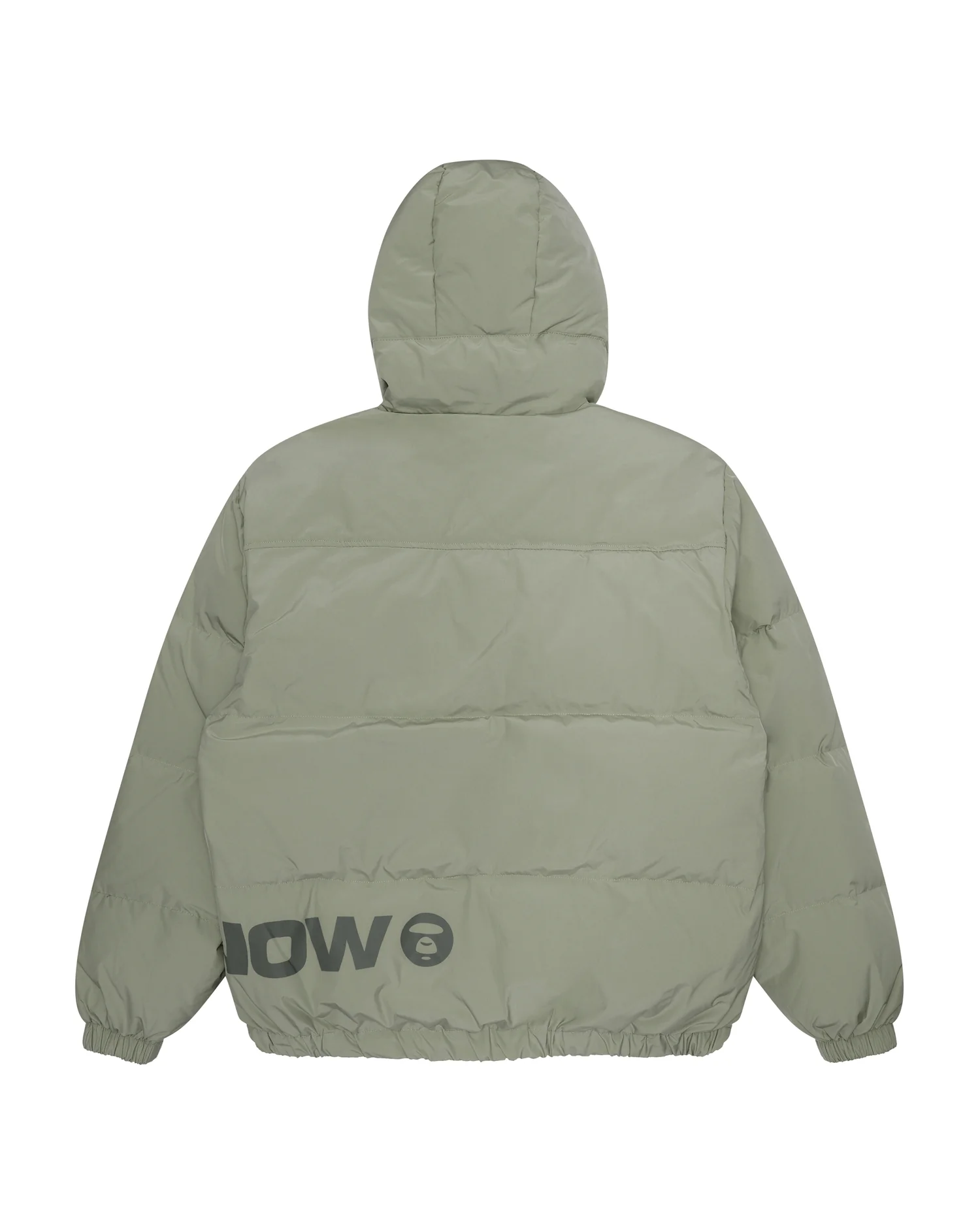 Moonface patch hooded down jacket - Image 12
