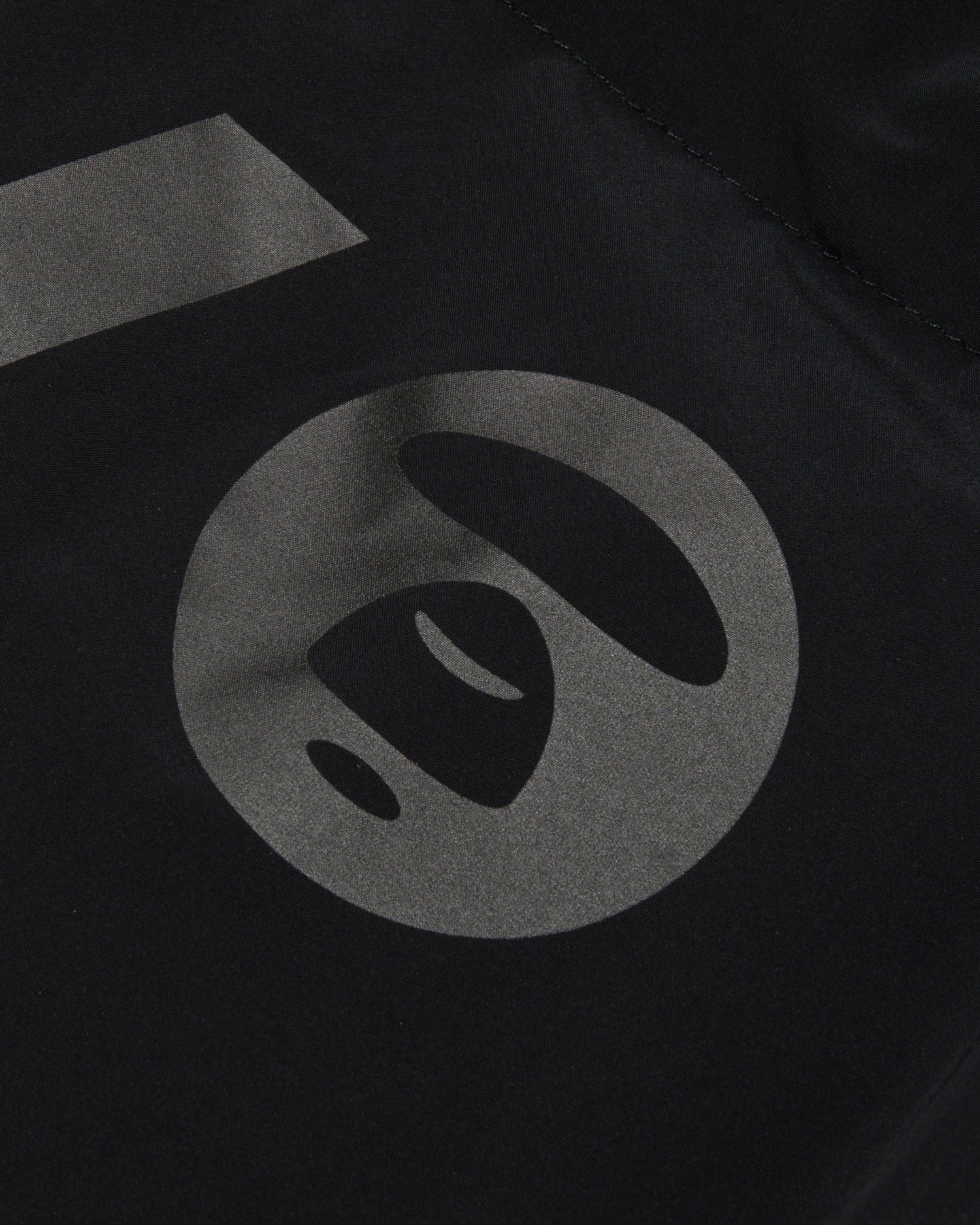 Moonface patch hooded down jacket - Image 3