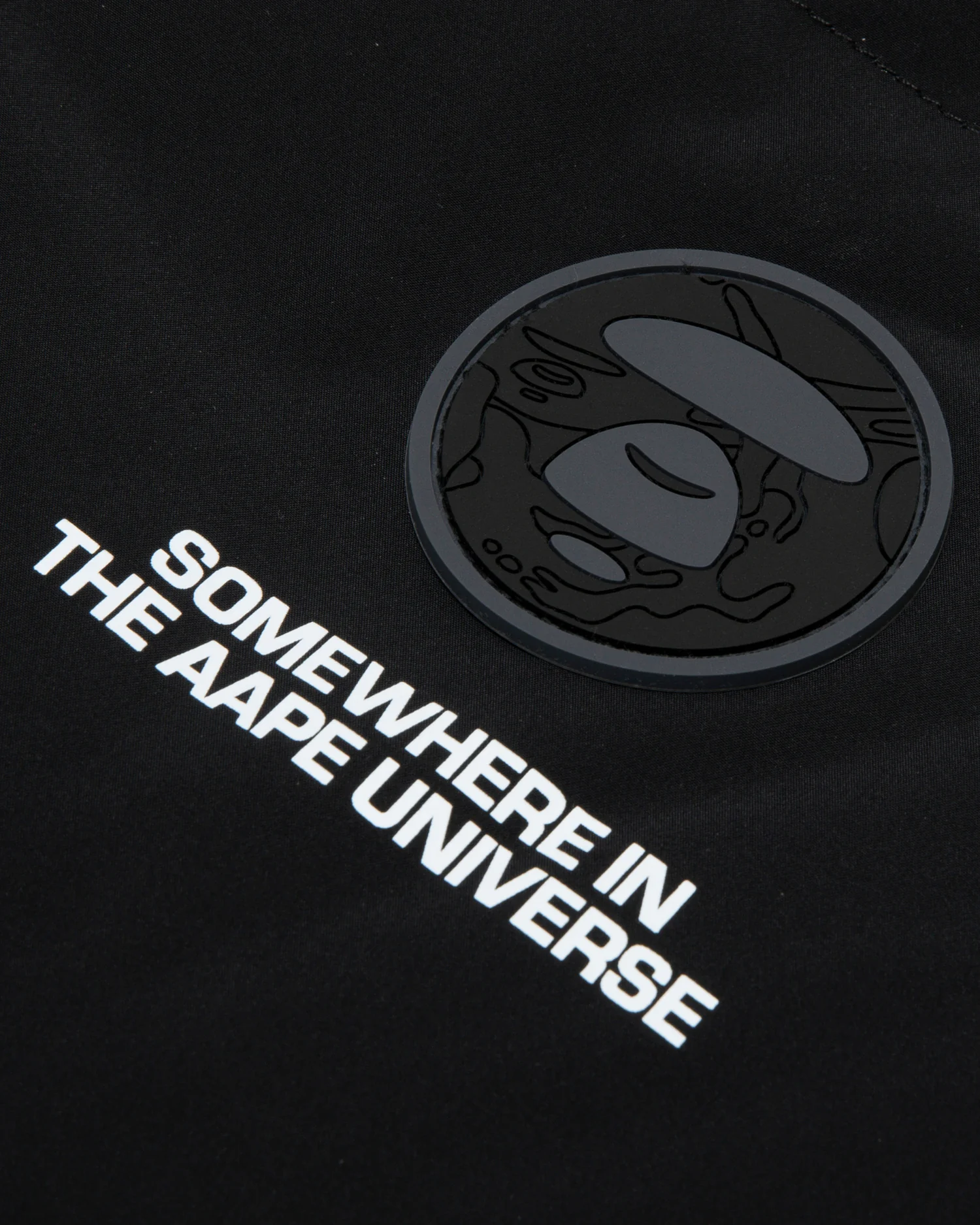 Moonface patch hooded down jacket - Image 4
