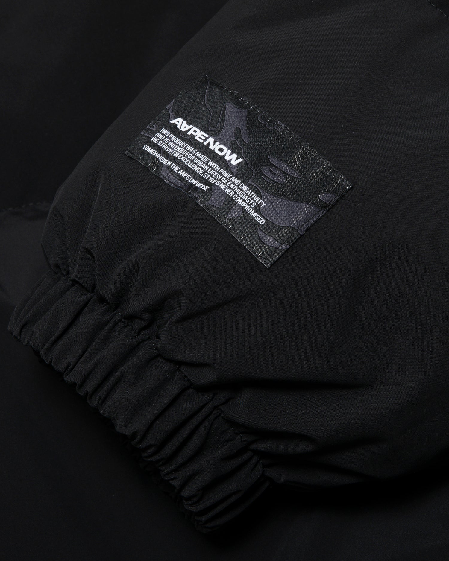 Moonface patch hooded down jacket - Image 5