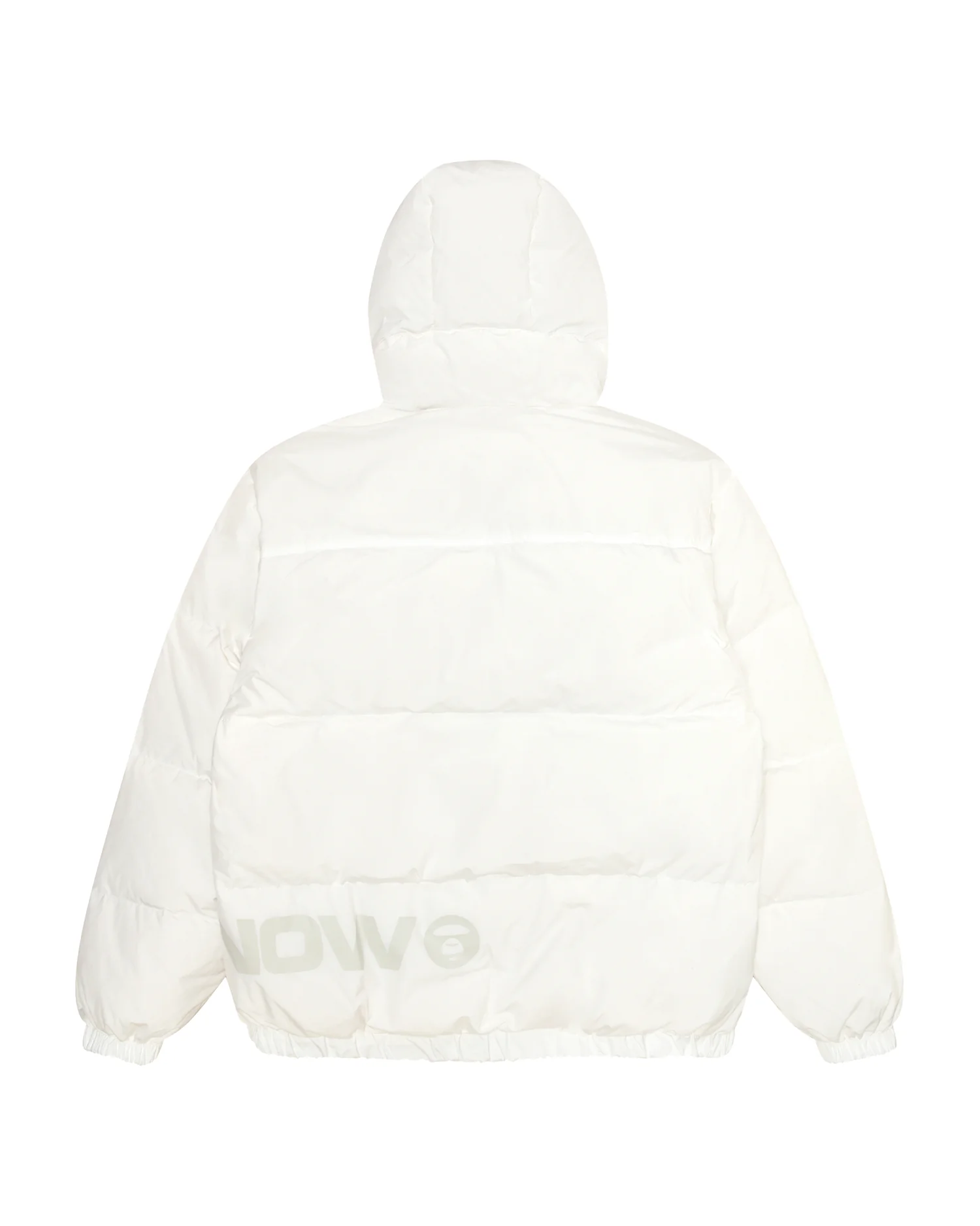 Moonface patch hooded down jacket - Image 7
