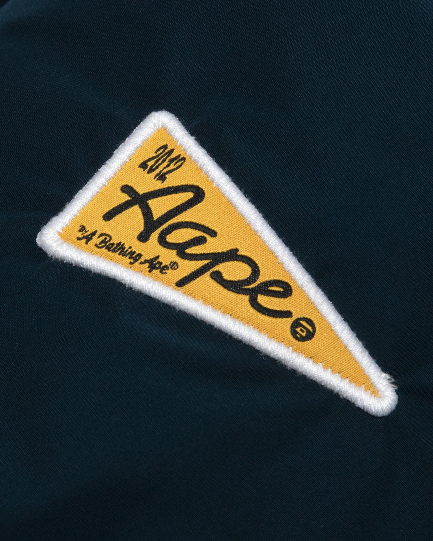 Moonface embroidered hooded down jacket - Image 8