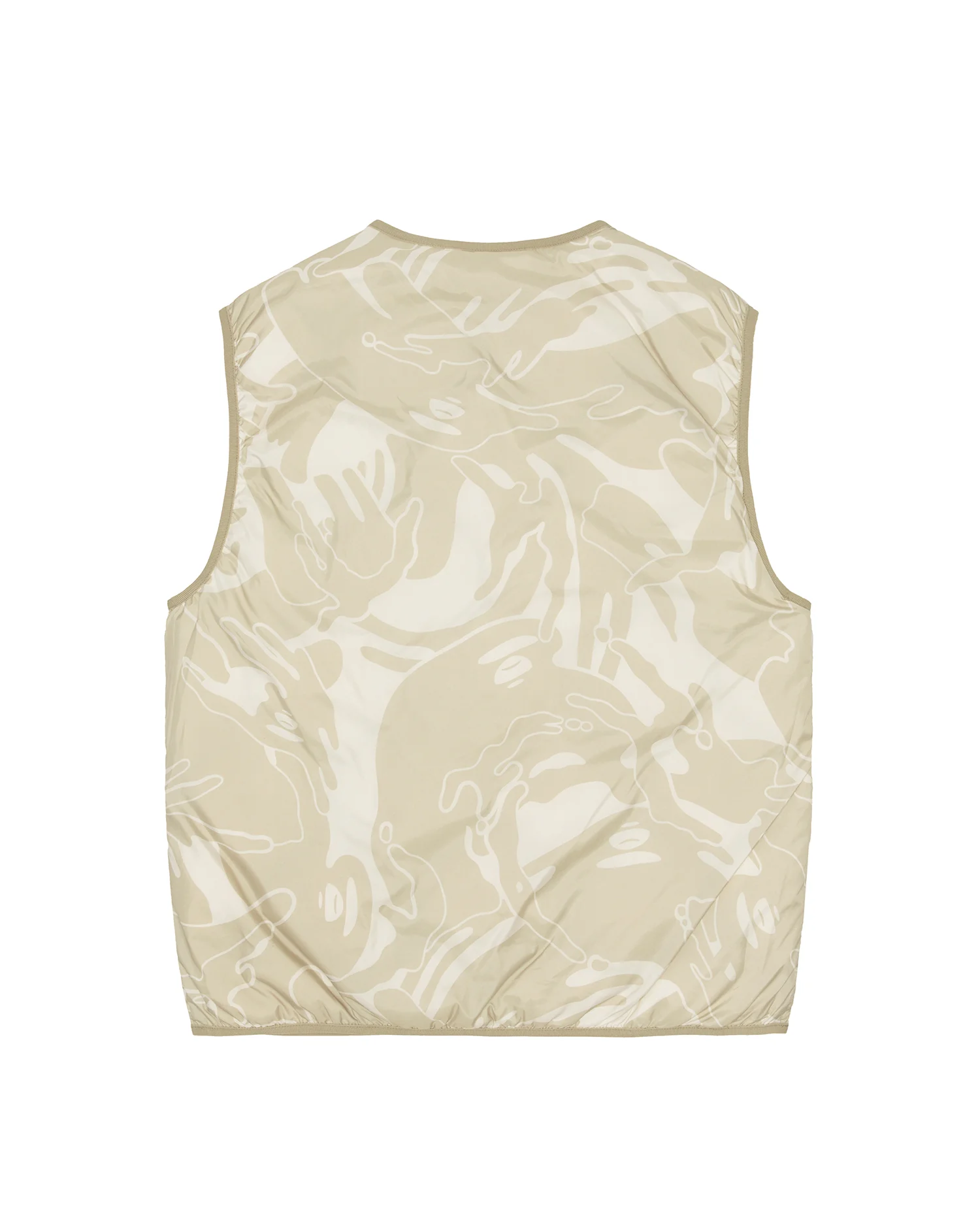 Moonface camo reversible down vest - Image 11