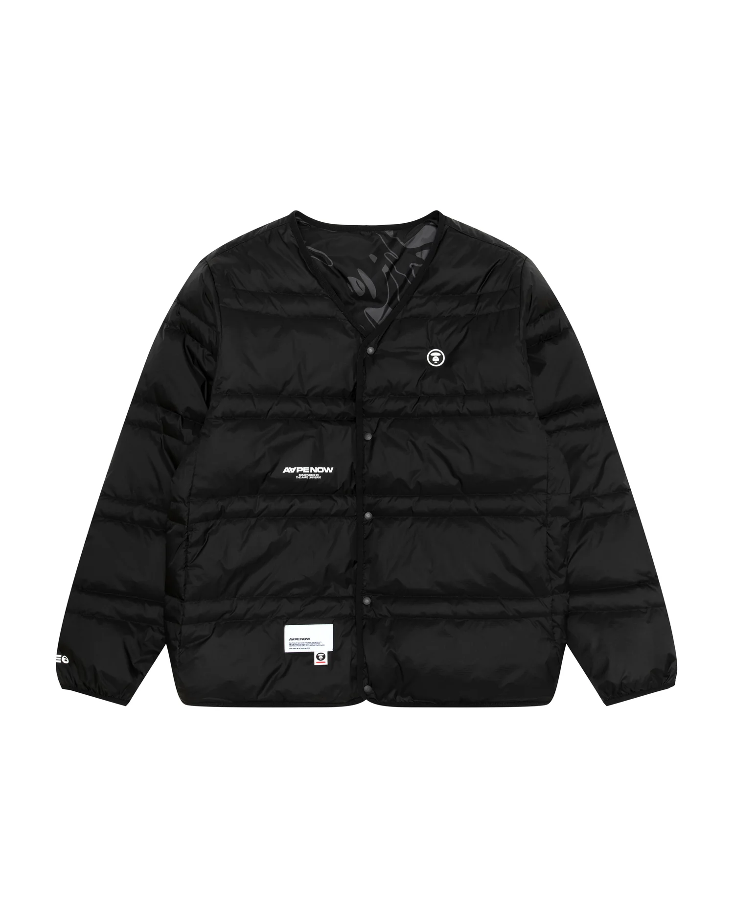 Moonface reversible camo down jacket