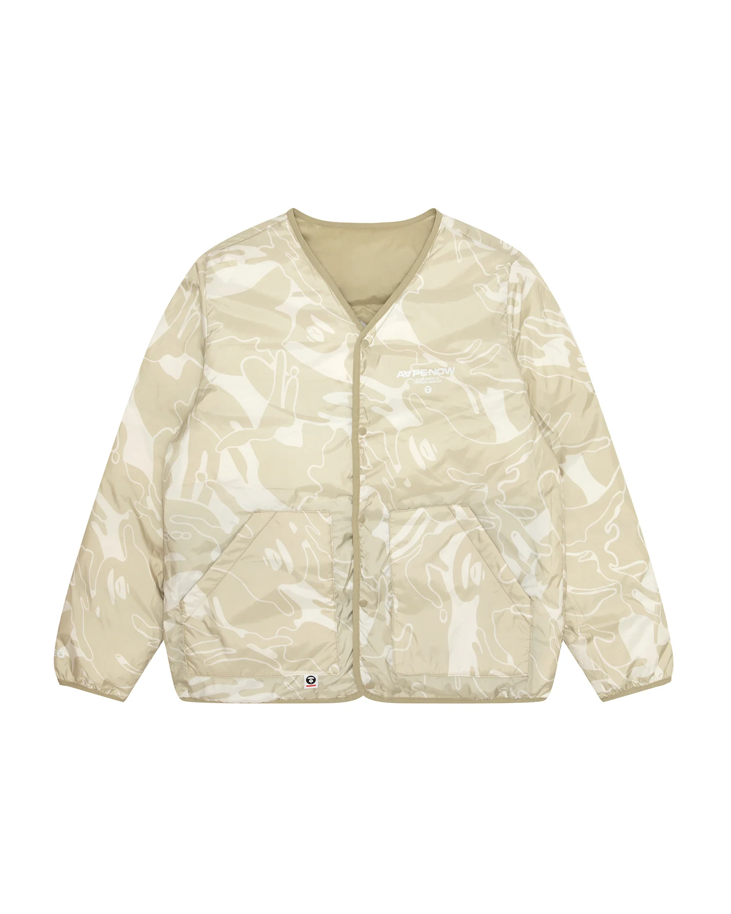 Moonface reversible camo down jacket - Image 10