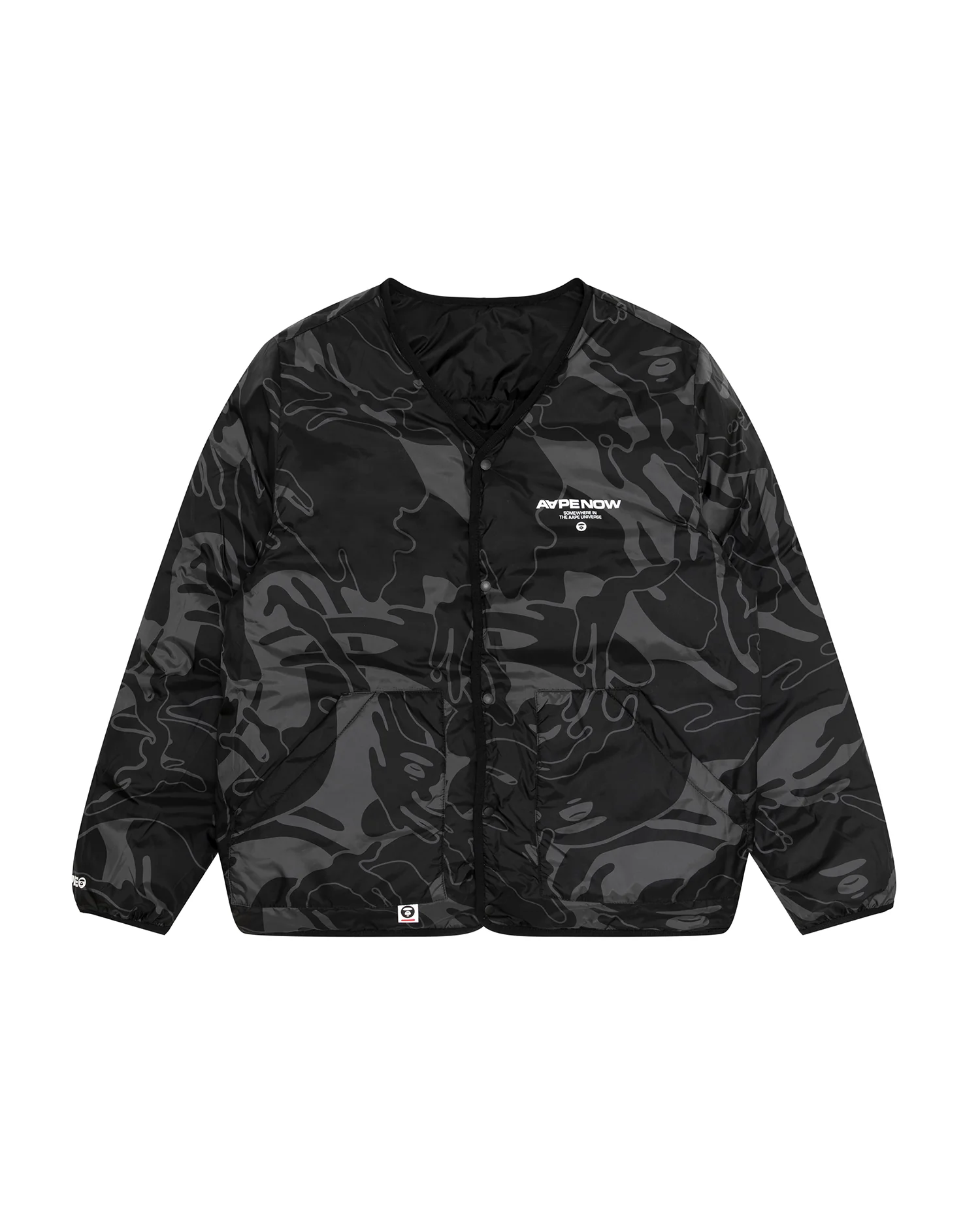 Moonface reversible camo down jacket - Image 3