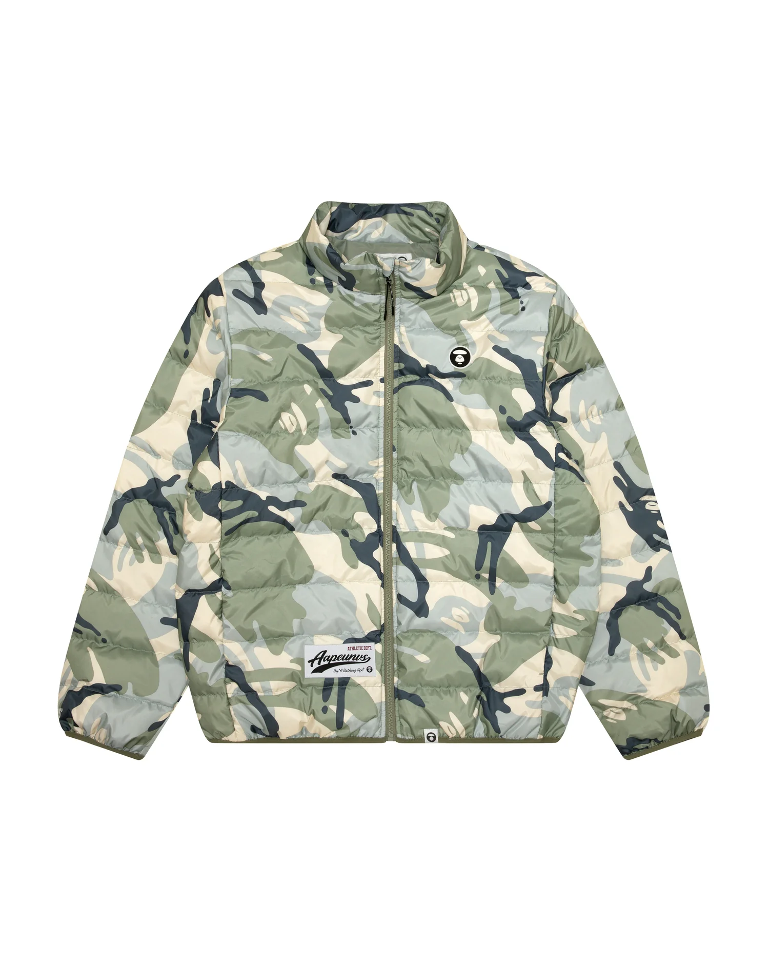 Moonface logo hooded down jacket - Image 3