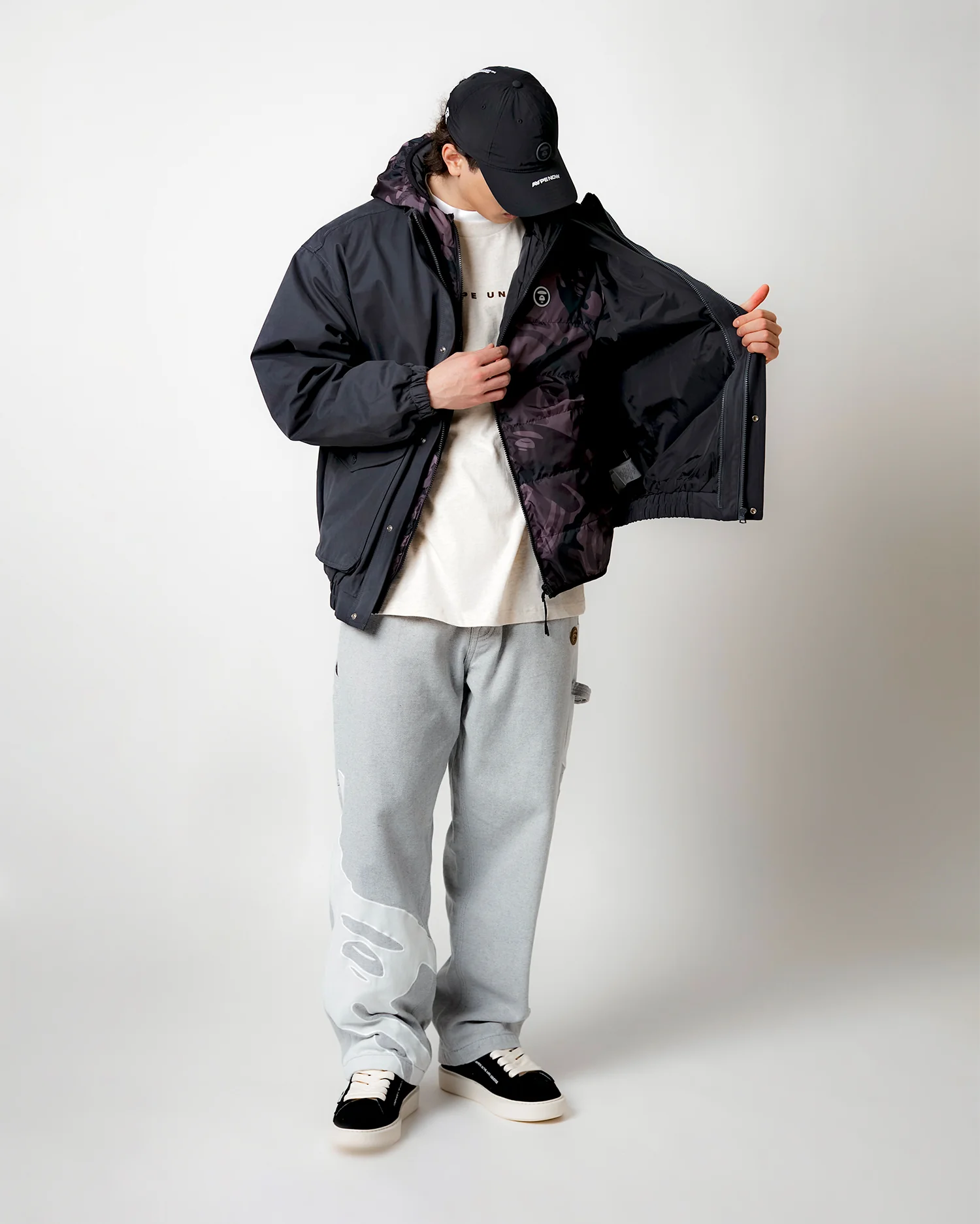 Moonface hooded down jacket - Image 3