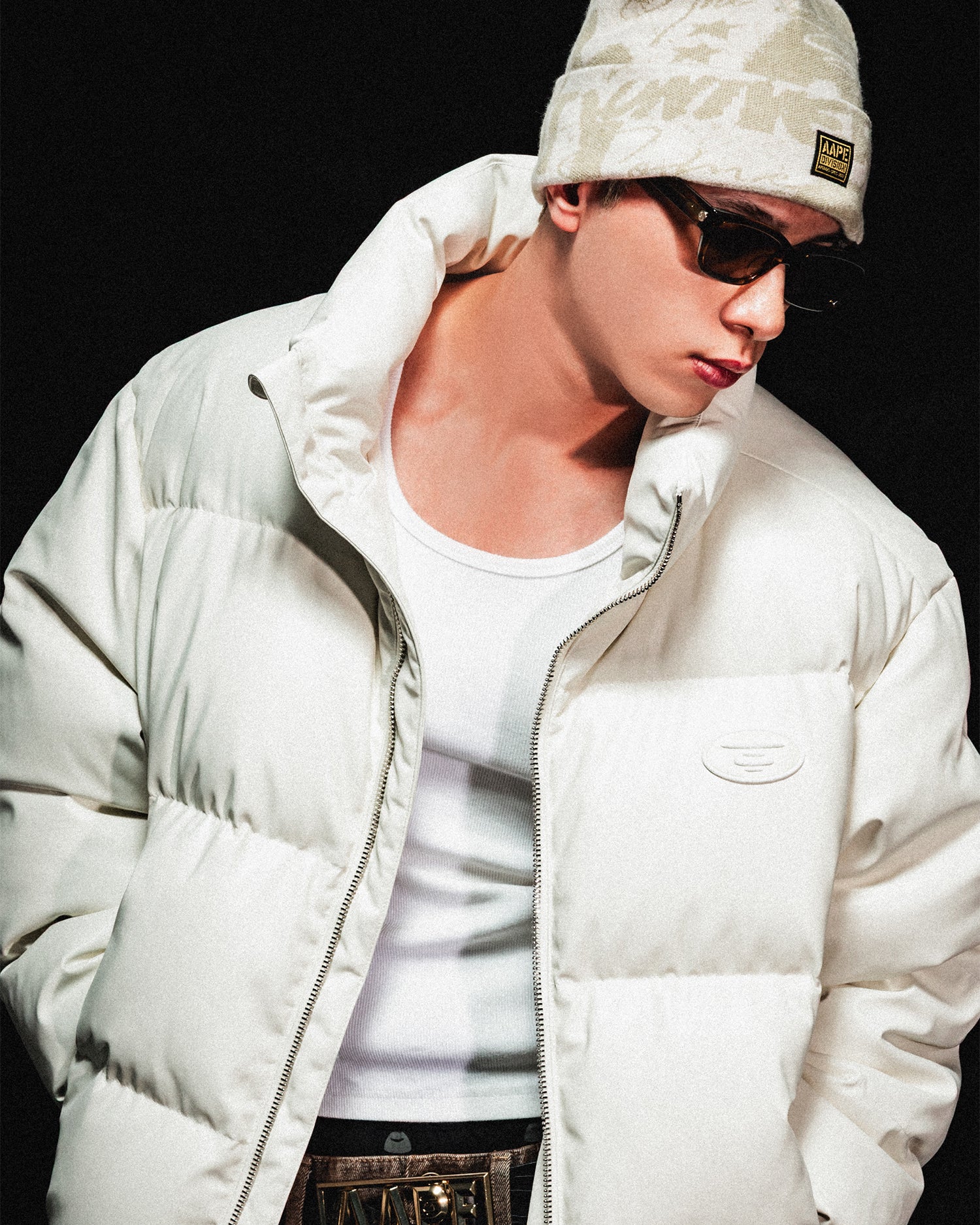 AAPEUNVS moonface zip-up puffer jacket - Image 9