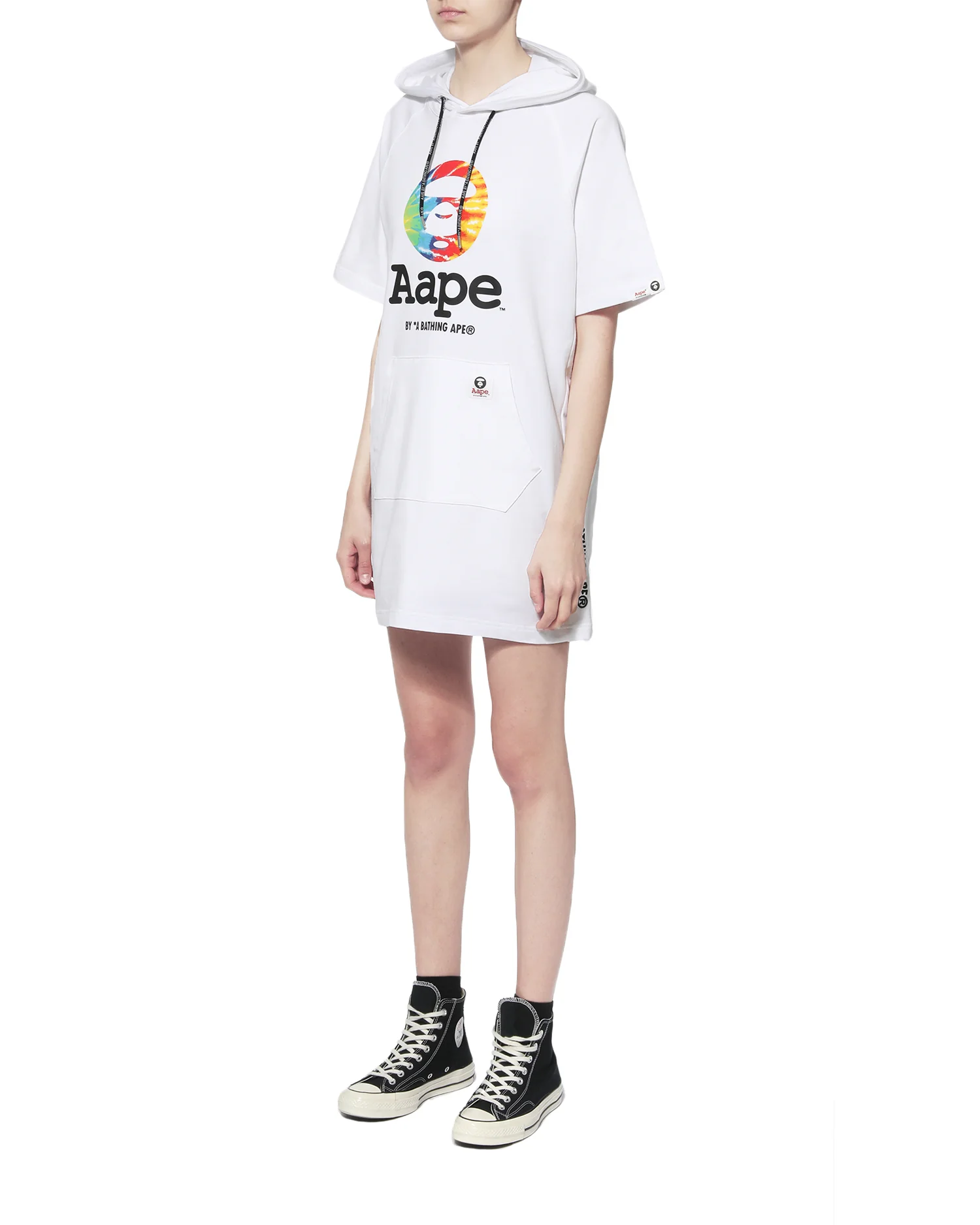 Moonface hoodie dress - Image 15
