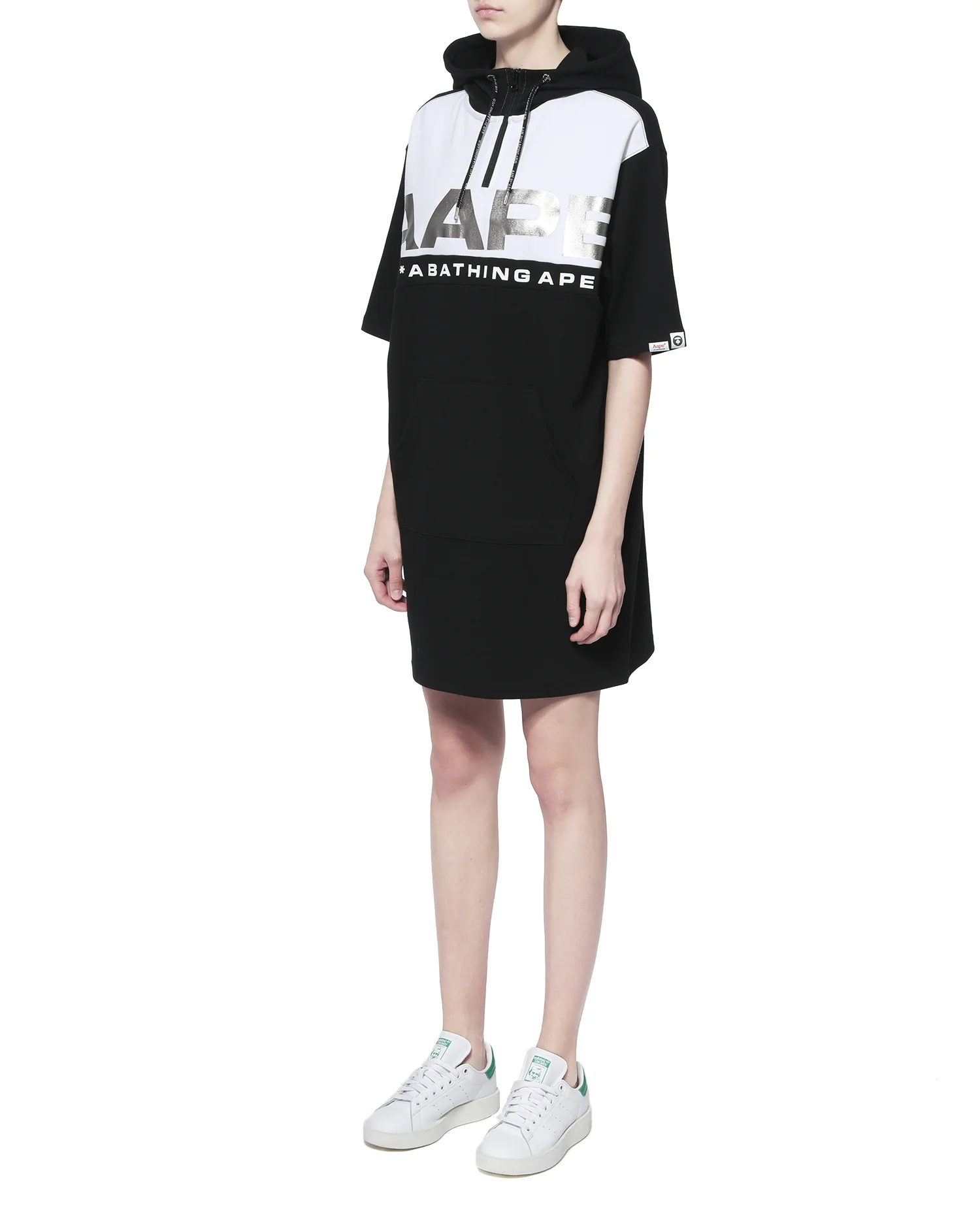 Metallic logo hoodie dress - Image 3