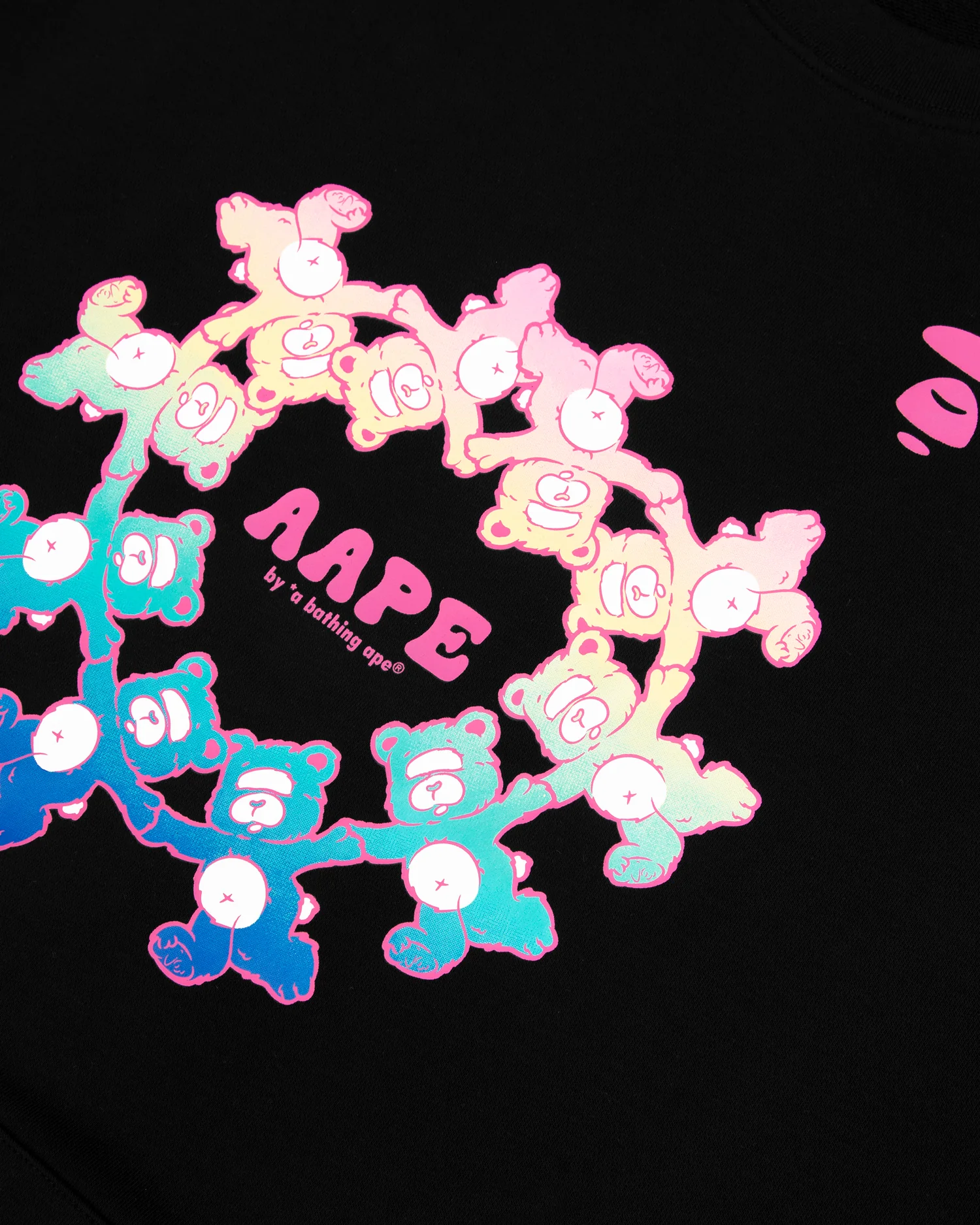Moonface bear graphic sweat dress - Image 3