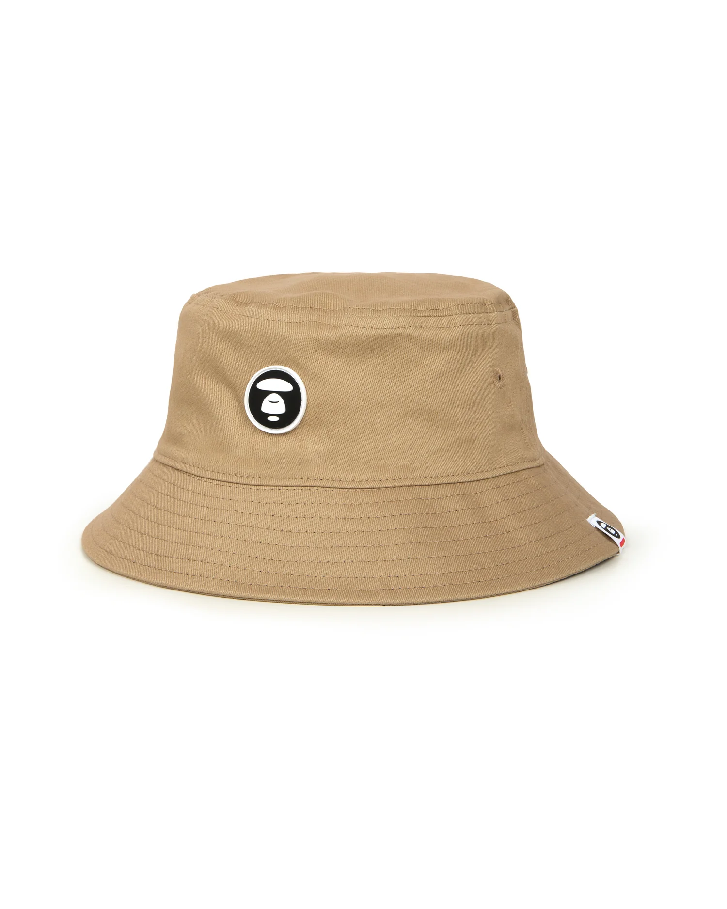 Moonface patch bucket hat