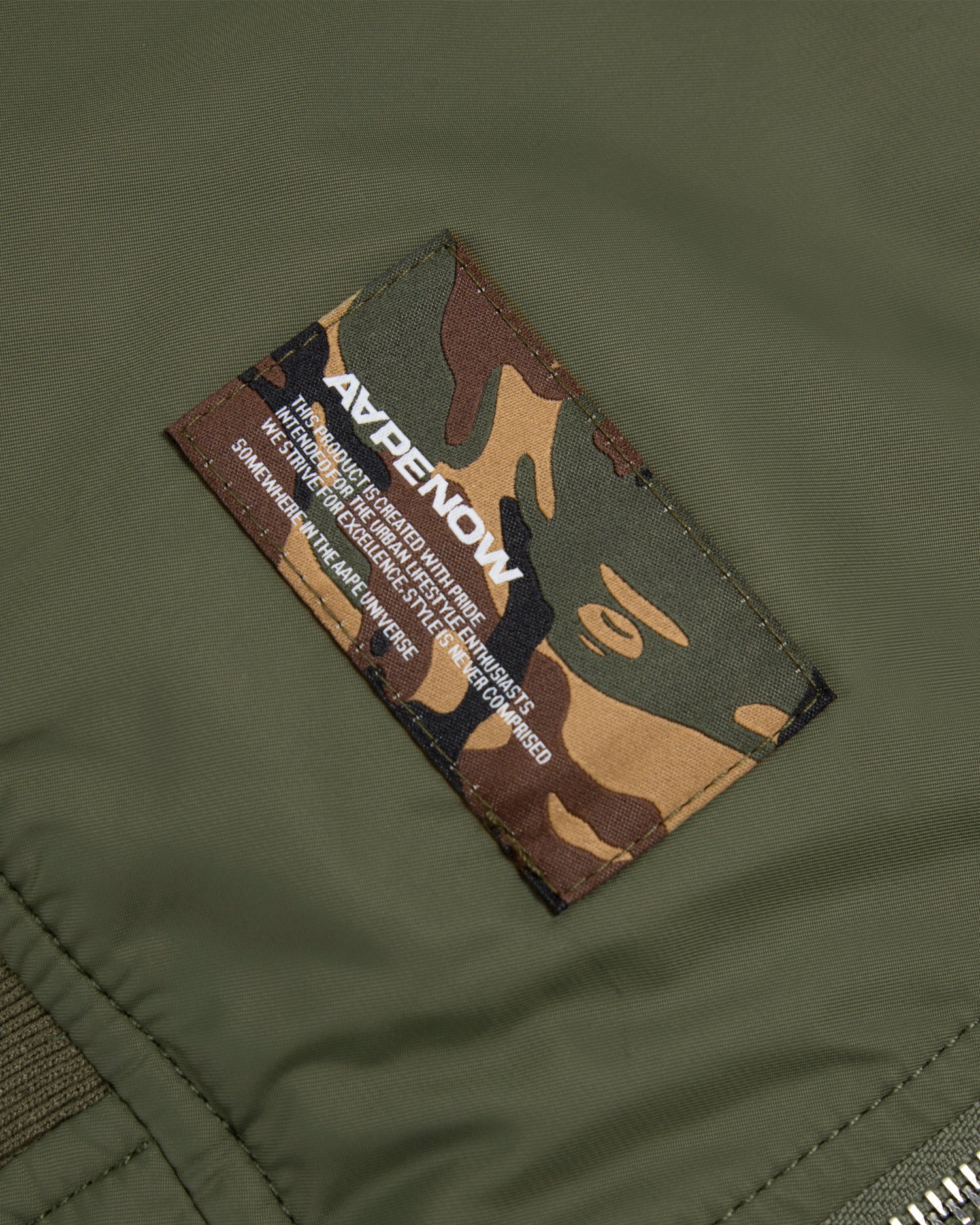Moonface zipped bomber jacket - Image 14