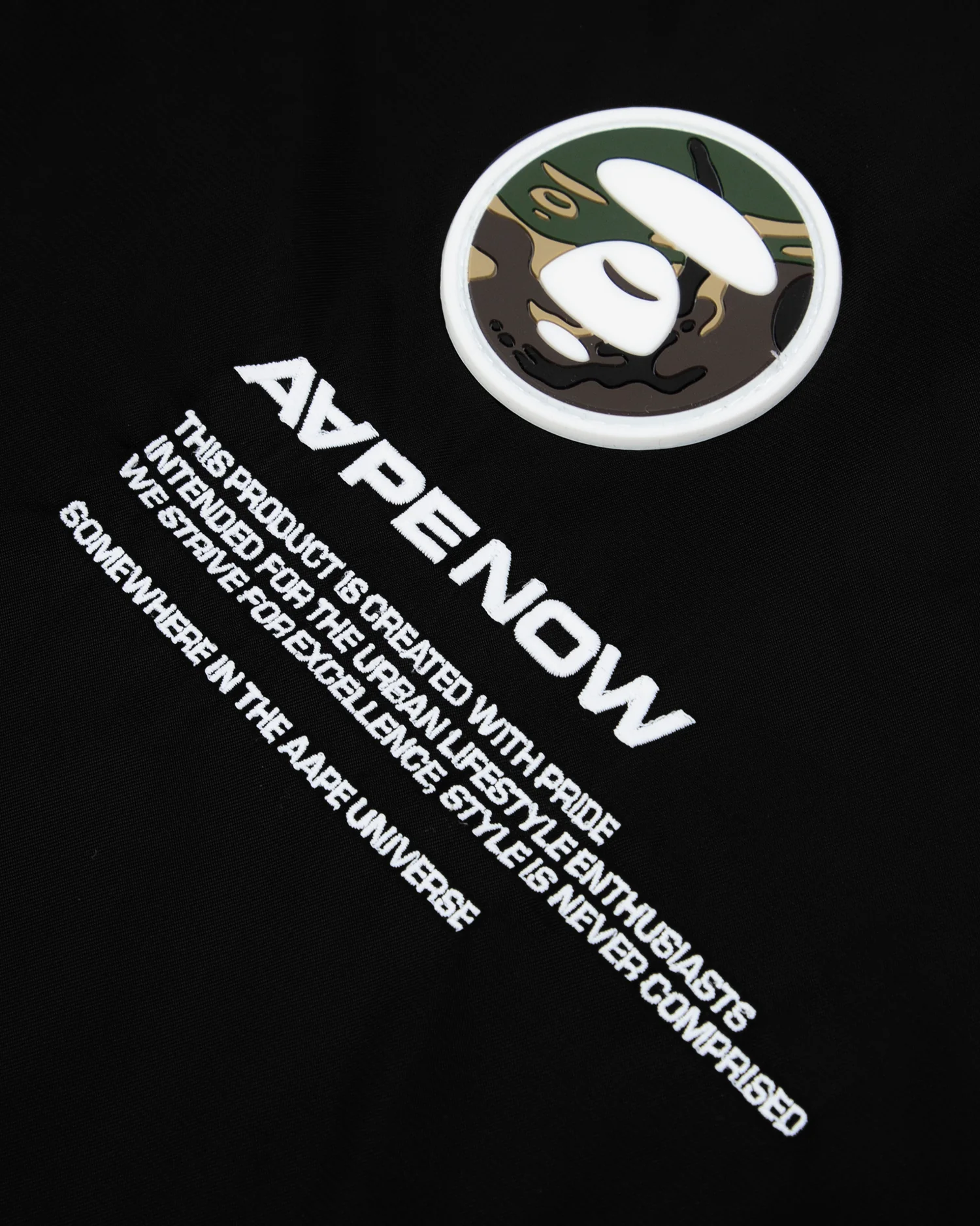 Moonface zipped bomber jacket - Image 3