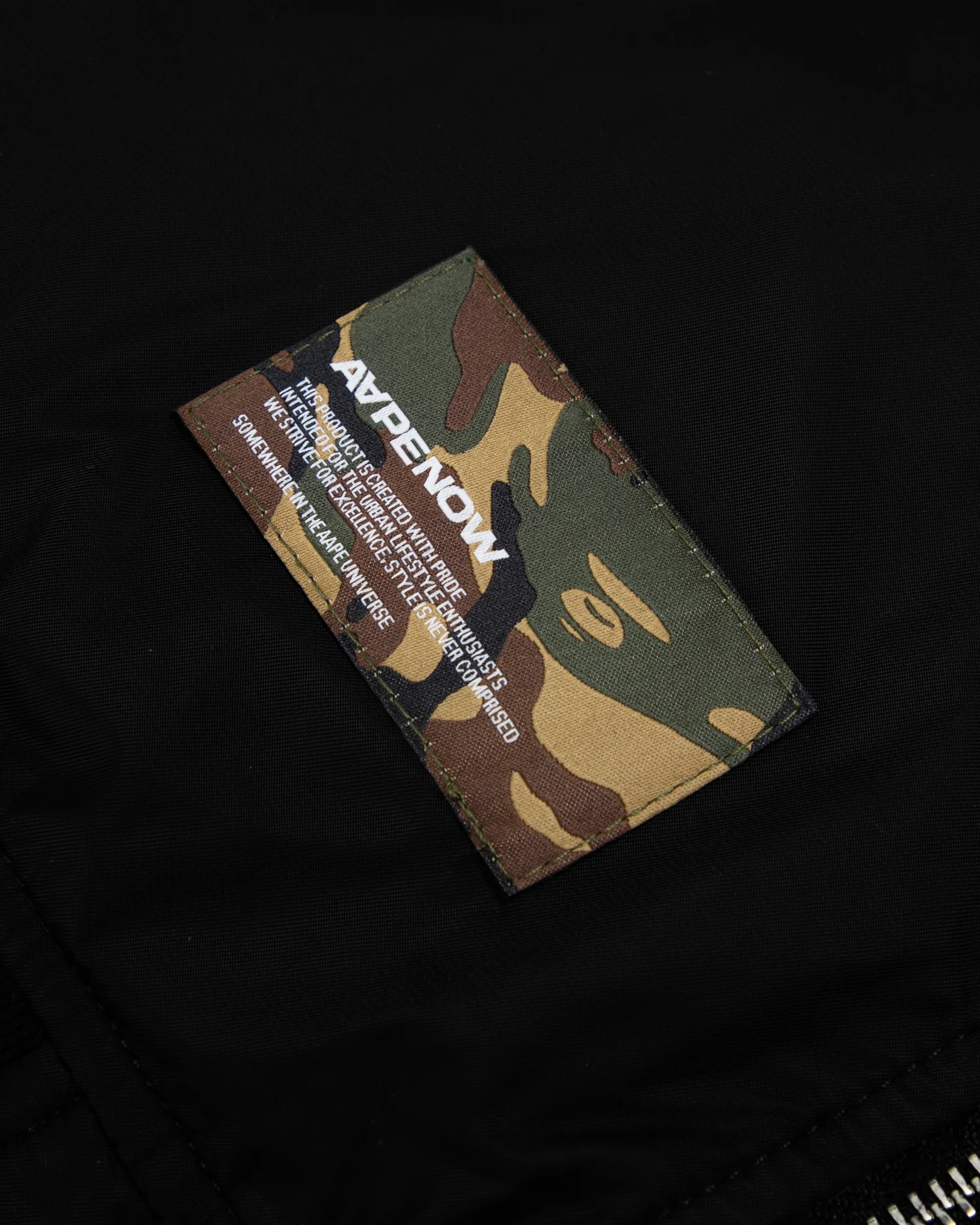 Moonface zipped bomber jacket - Image 4