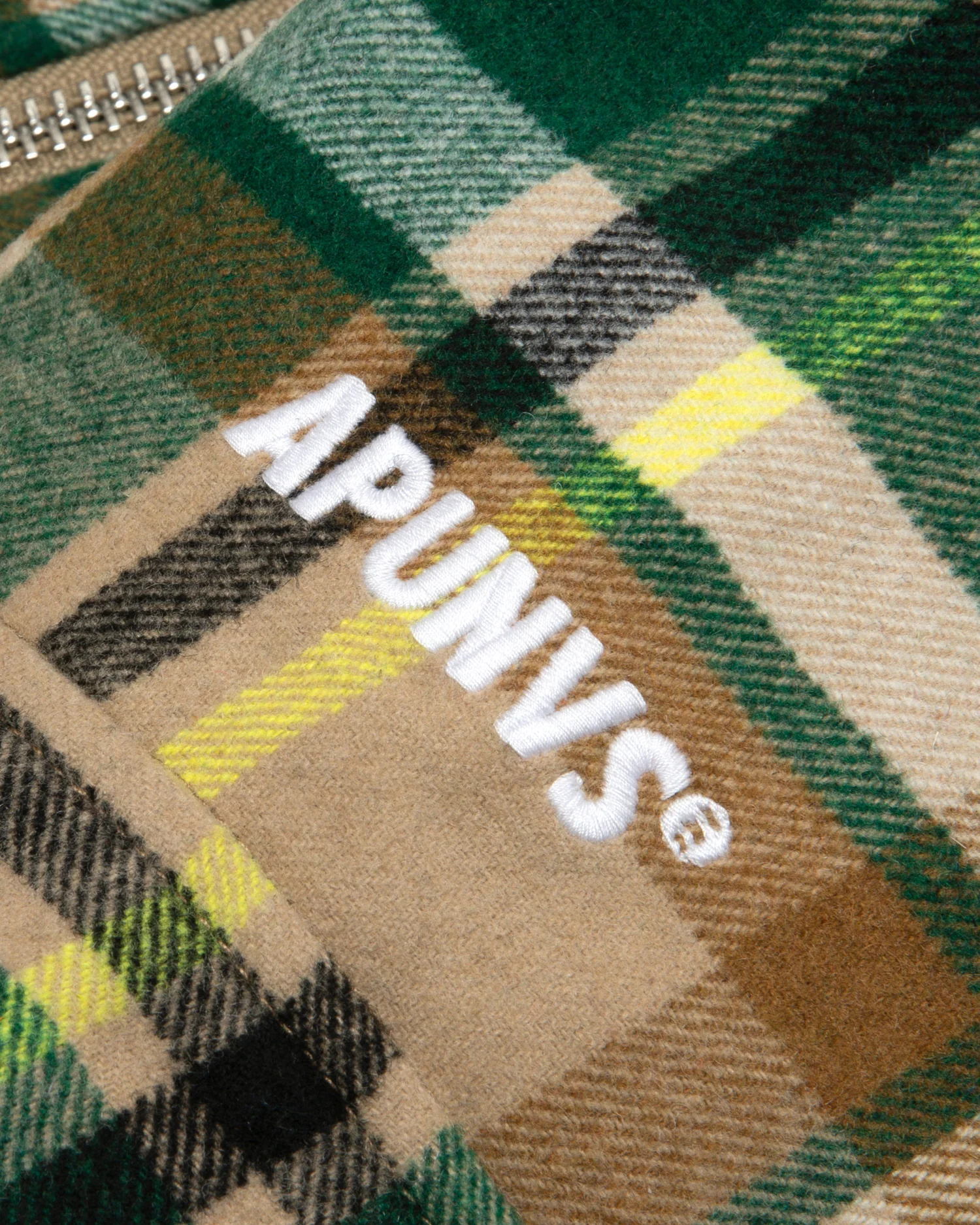 Moonface plaid zip jacket - Image 4