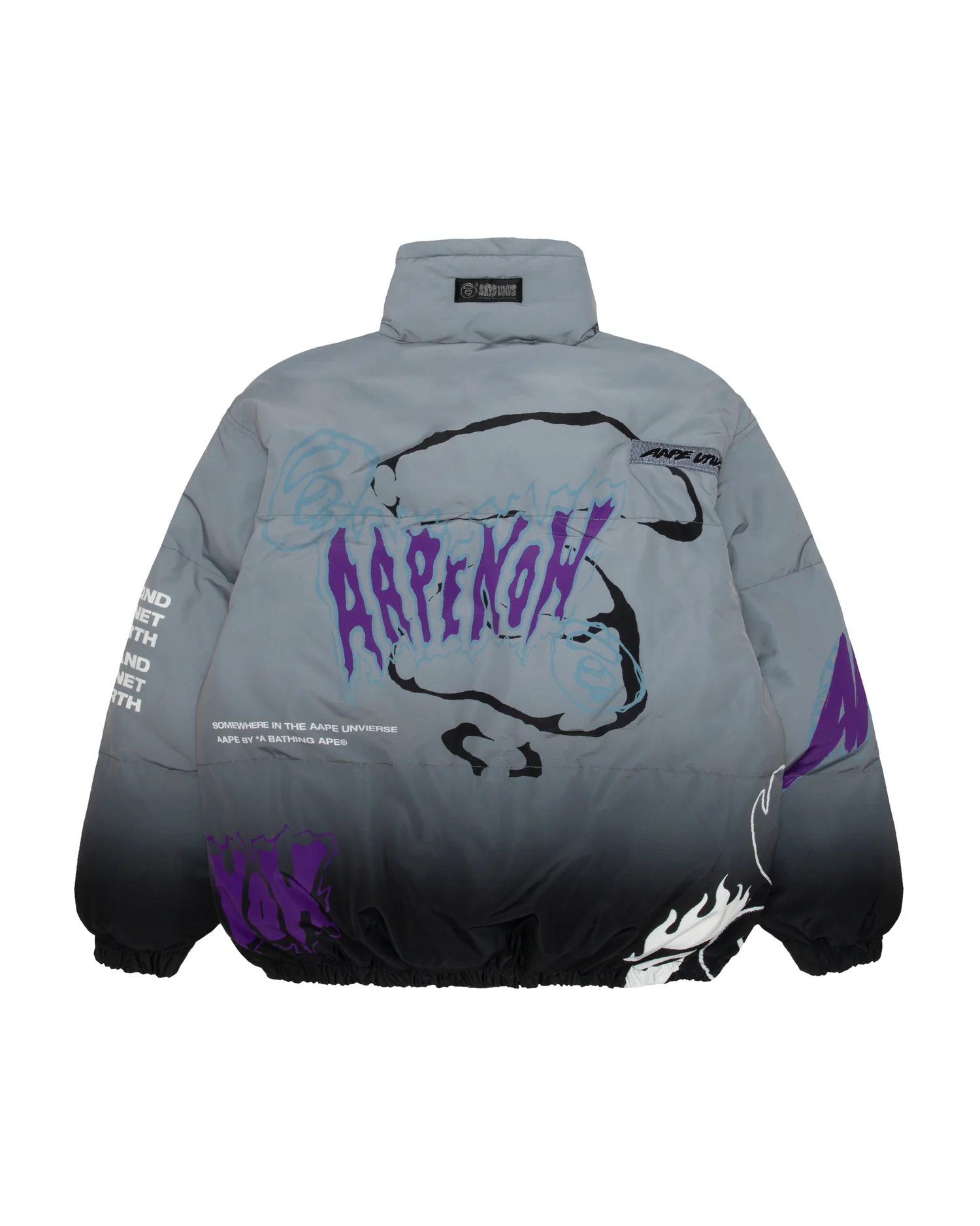 Moonface gradient graphics down jacket - Image 2