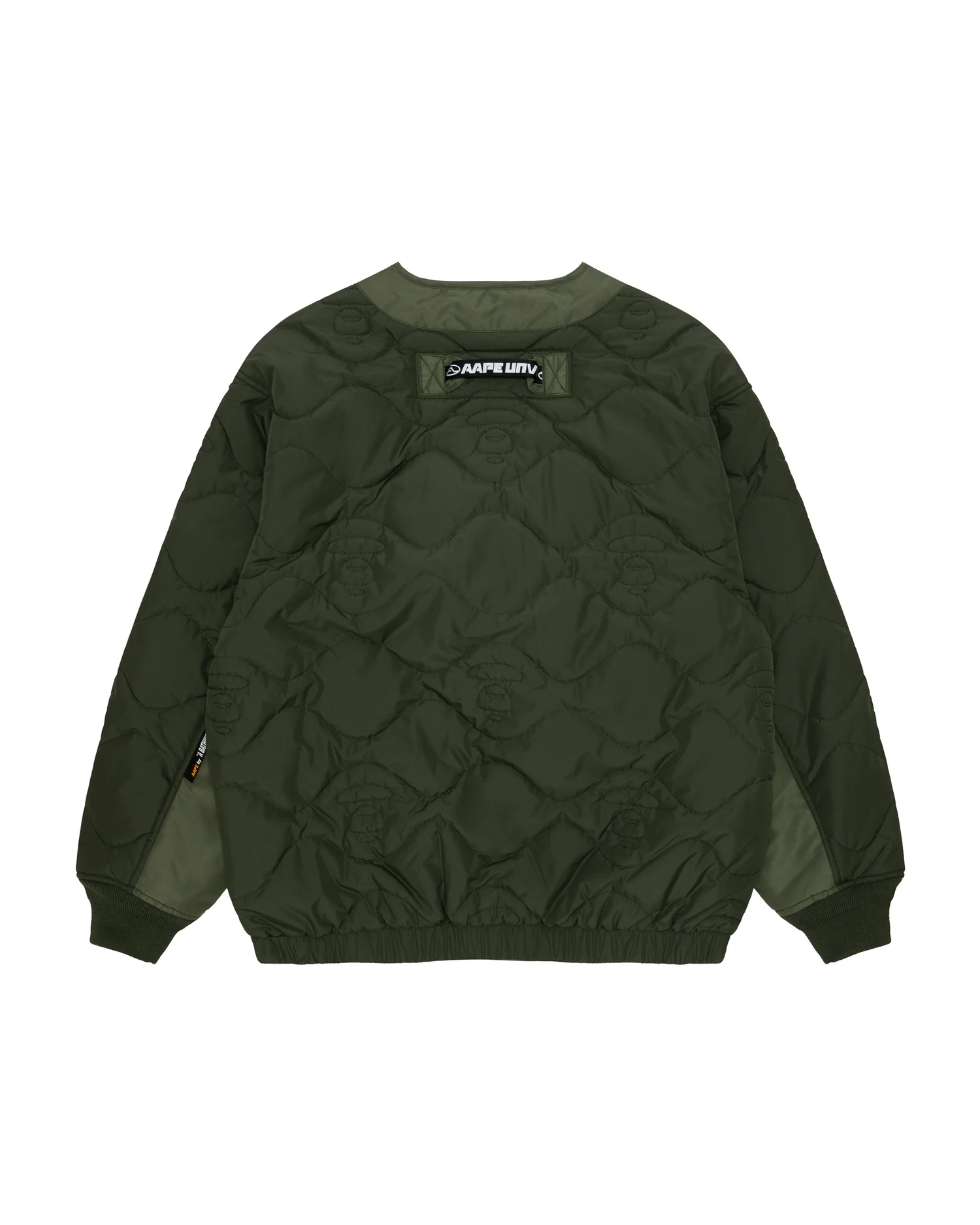Moonface quilted V-neck jacket - Image 2