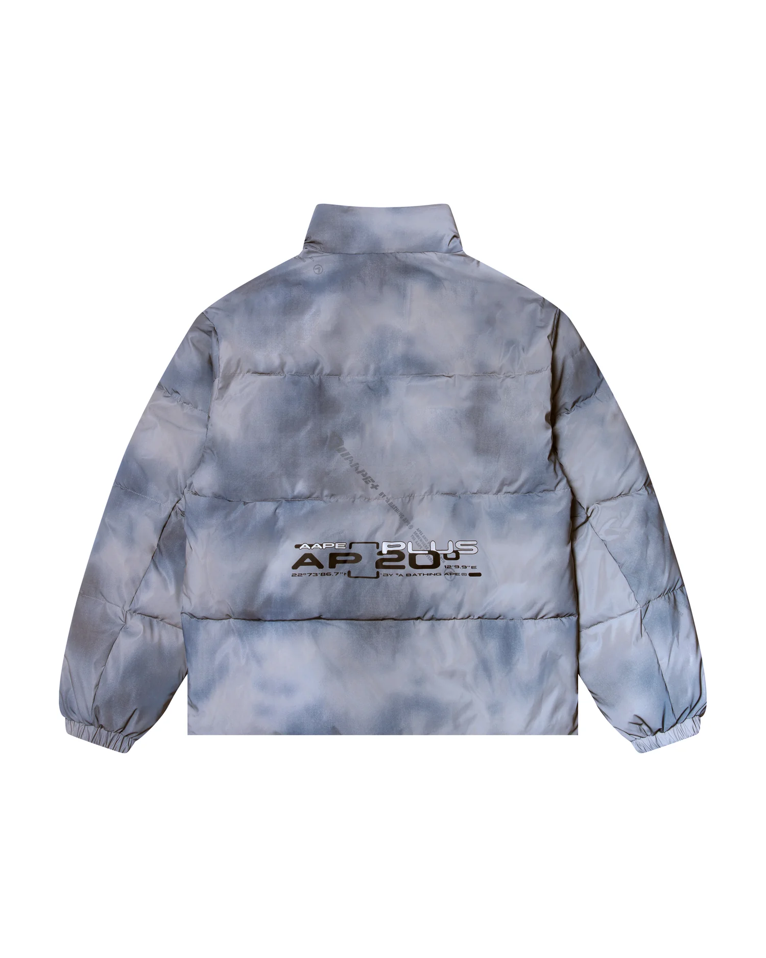 Moonface tie-dye padded jacket - Image 2
