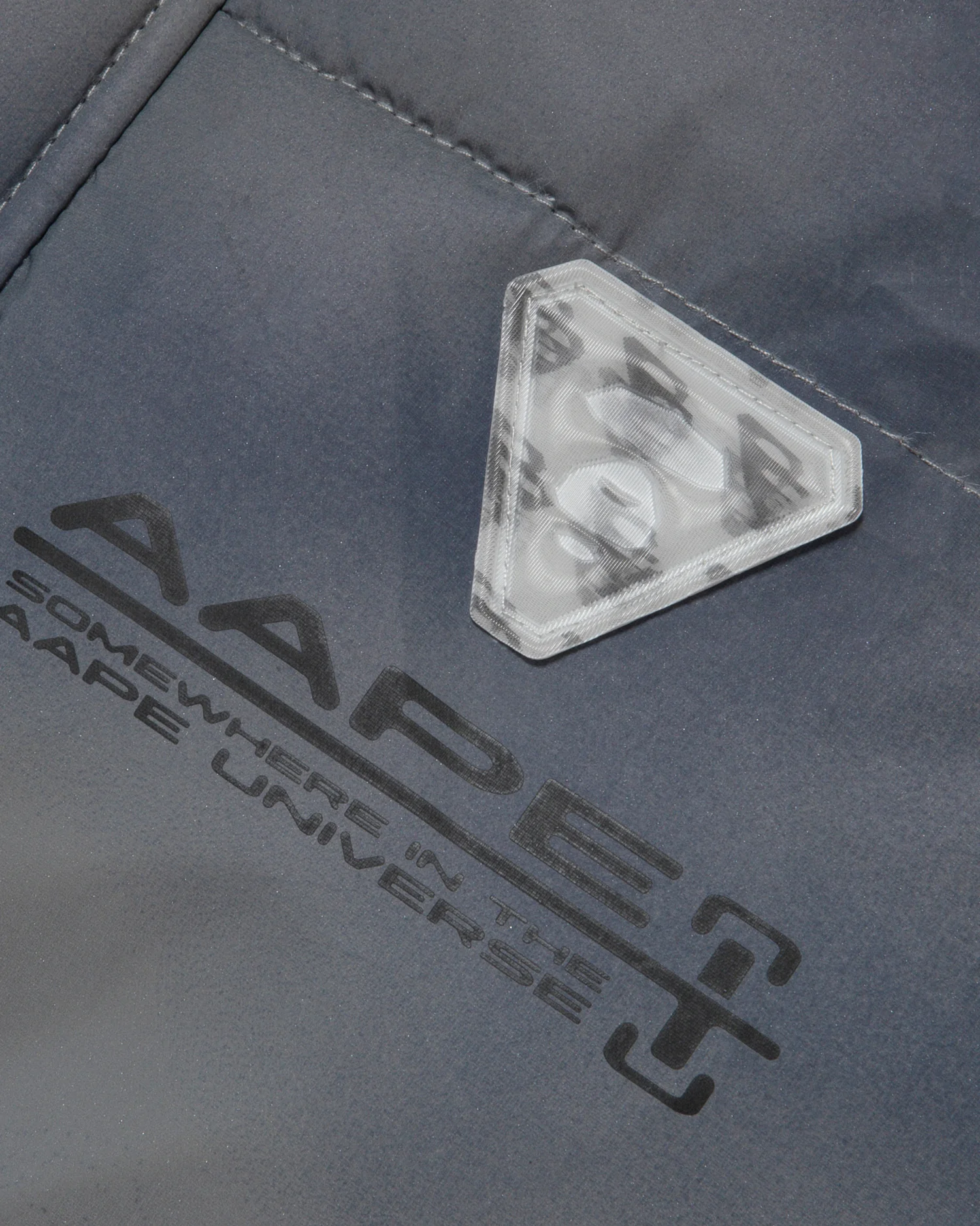 Moonface tie-dye padded jacket - Image 3