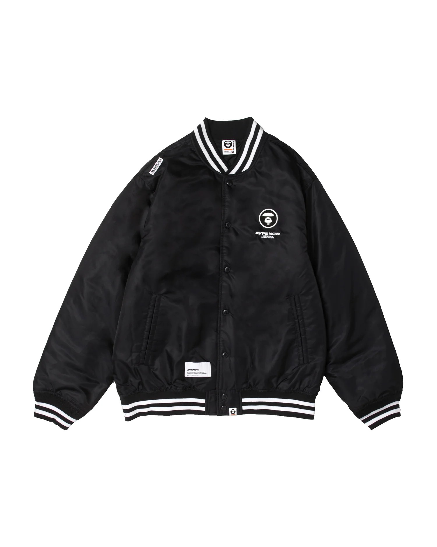 Moonface patch bomber jacket