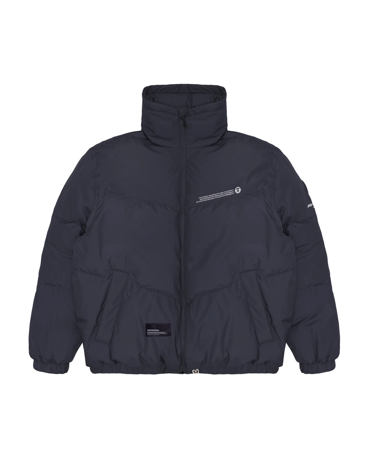Moonface stand-collar padded jacket