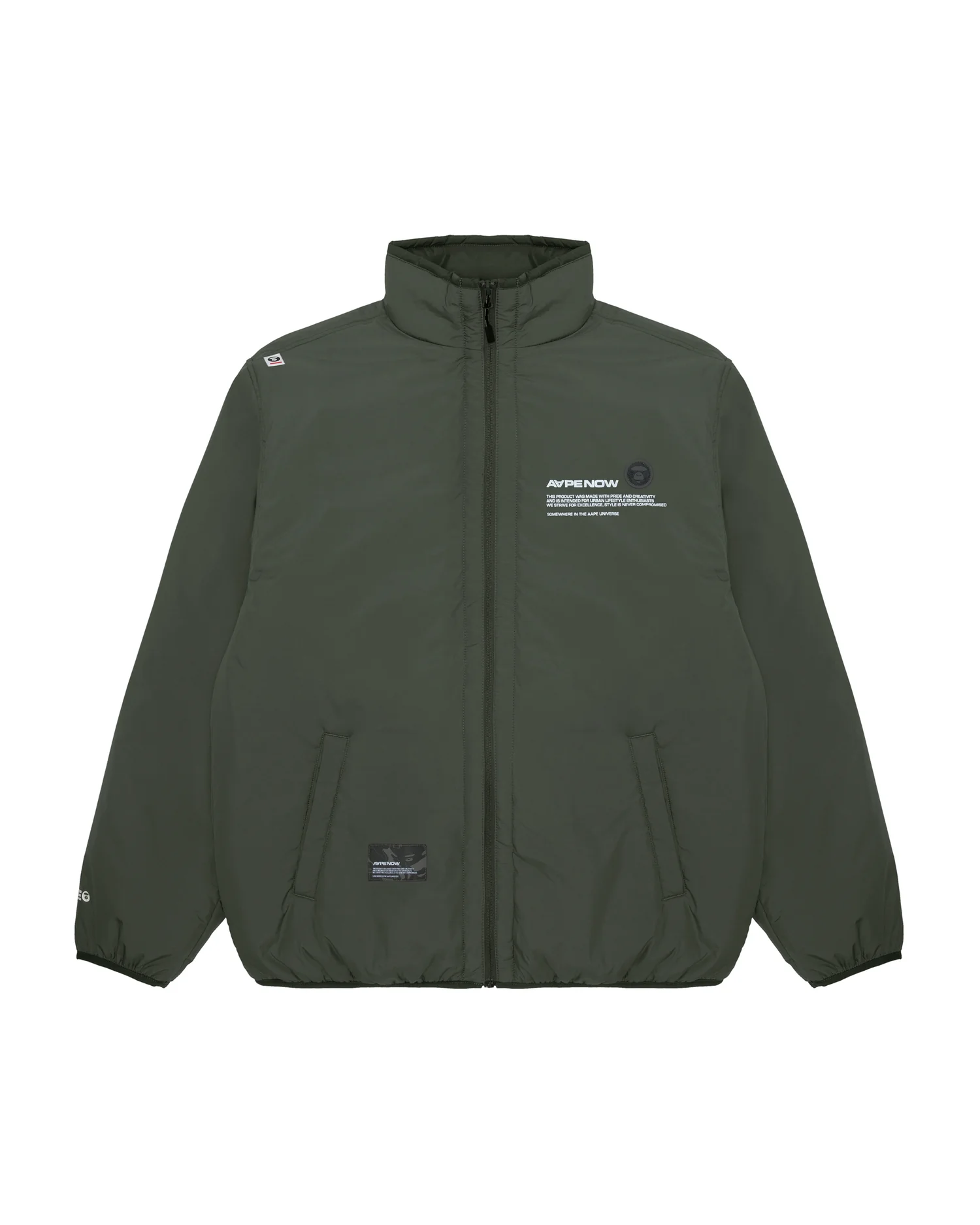 Moonface patch zip-up jacket - Image 11