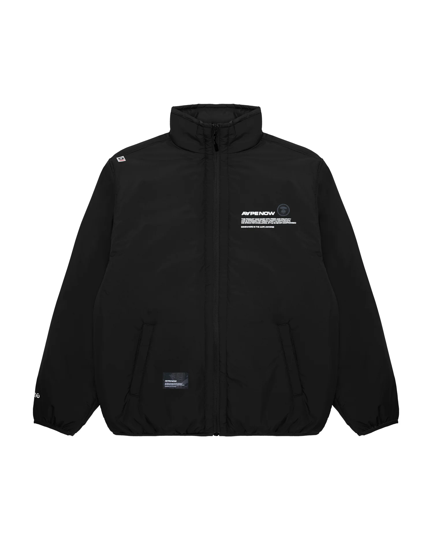 Moonface patch zip-up jacket - Image 6