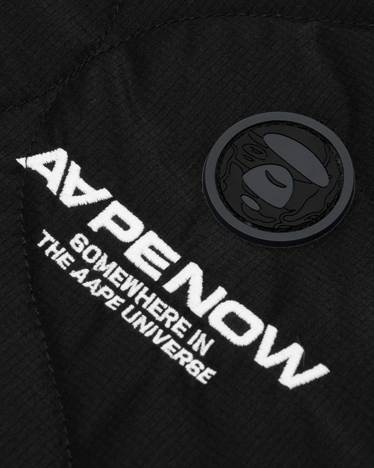 Moonface patch hooded quilted jacket - Image 4