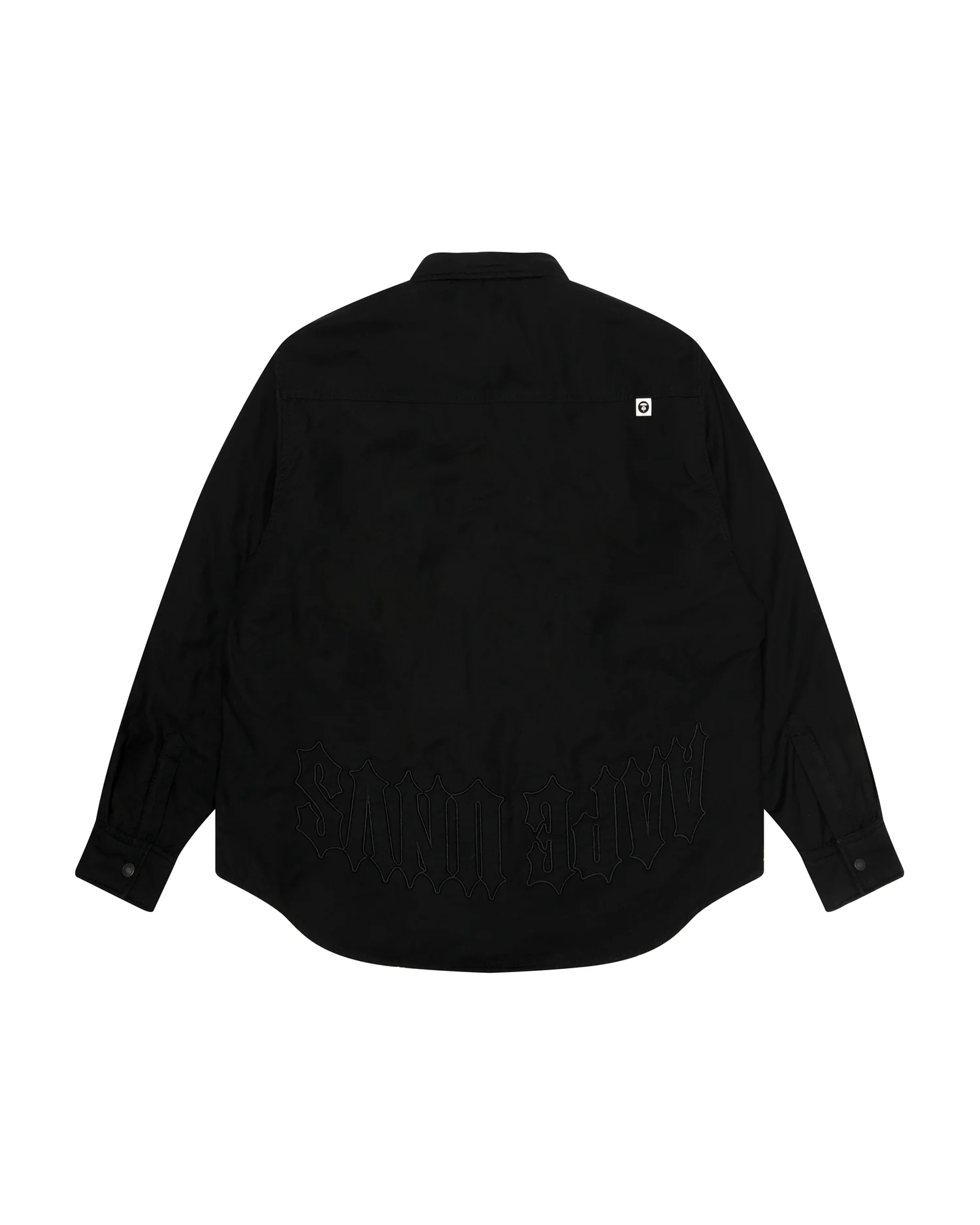 Moonface patch shirt jacket - Image 2