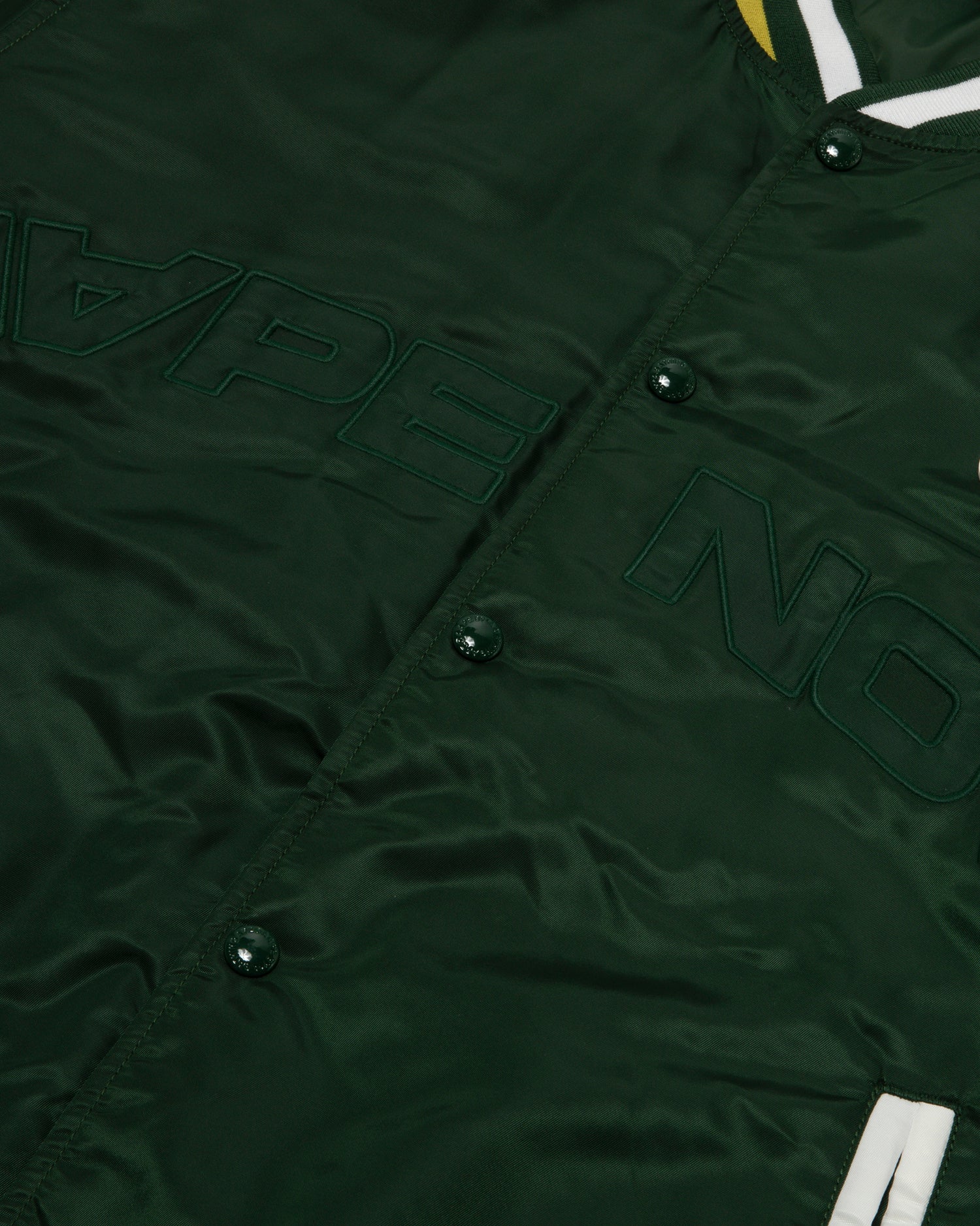 AAPE NOW moonface logo baseball jacket - Image 9