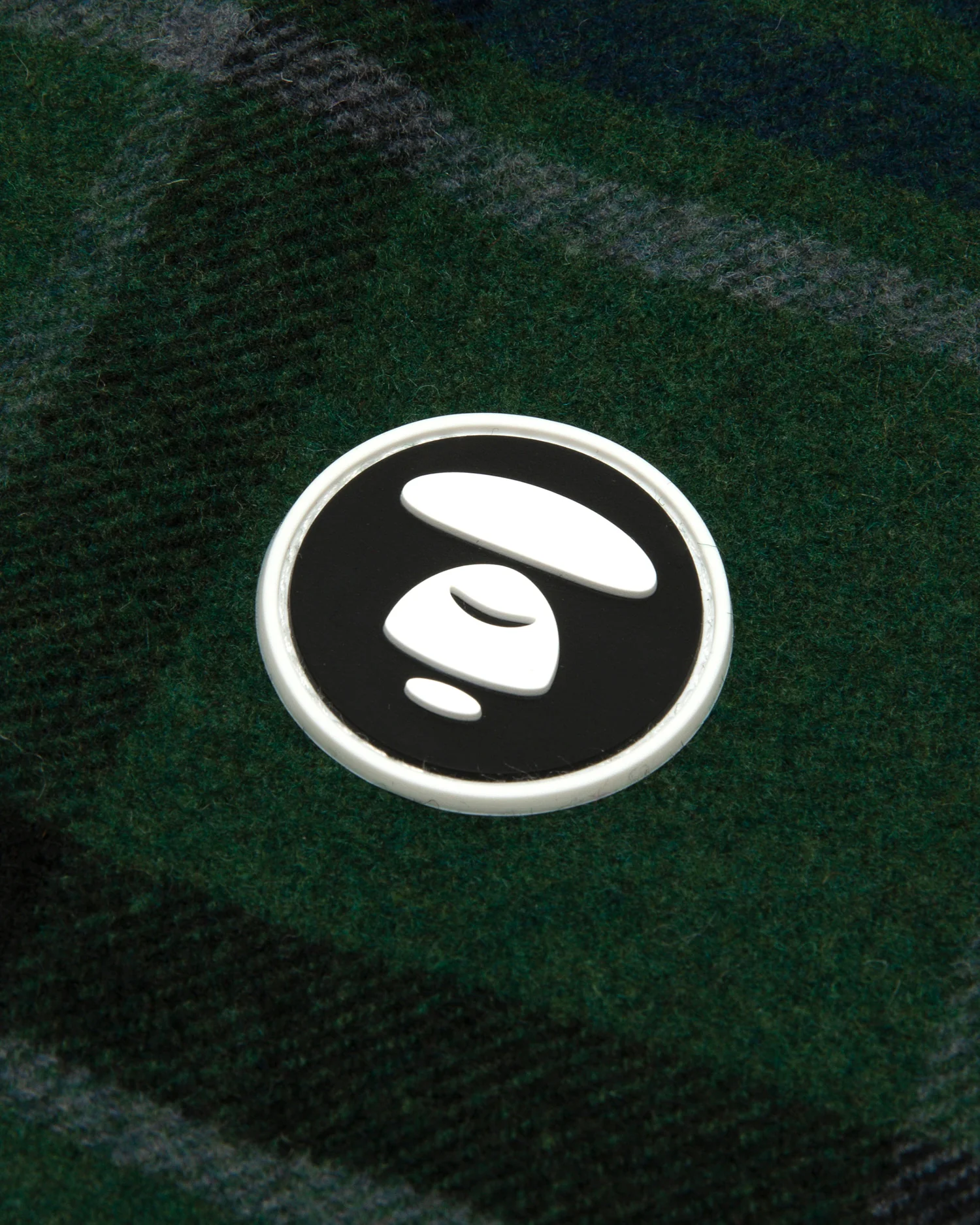 Moonface logo check zip-up jacket - Image 4