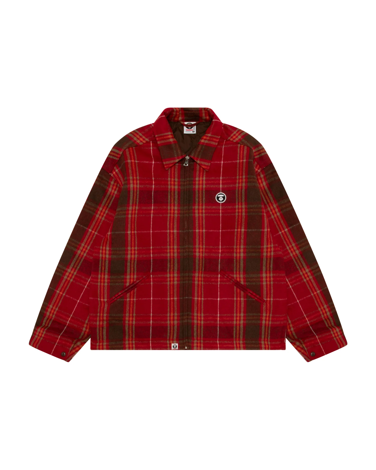 AAPENOW moonface check jacket