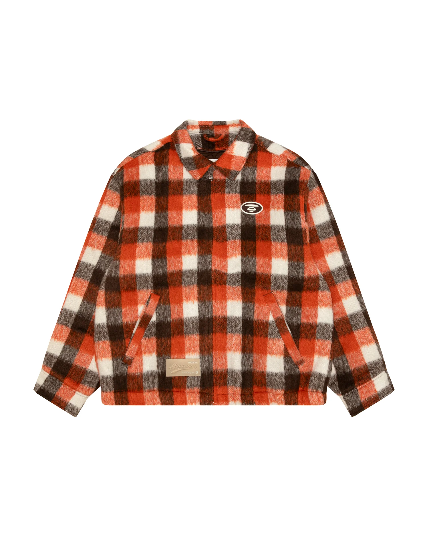 Moonface check hooded jacket - Image 3